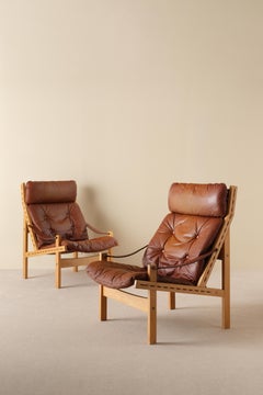 Pair of Hunter Easy Chairs by Torbjørn Afdal, 1970s