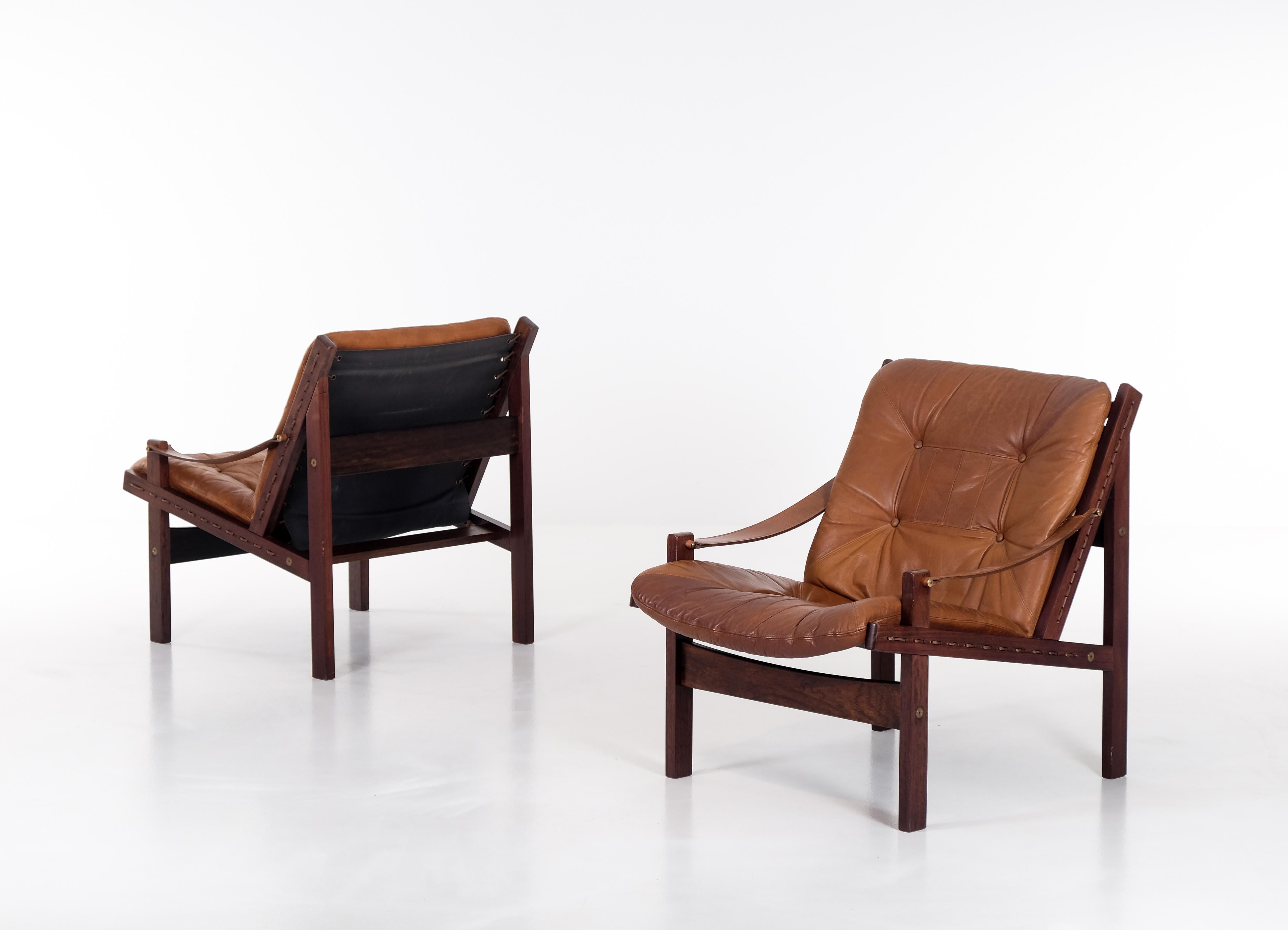 Paar 'Hunter' Sessel von Torbjørn Afdal, 1970er Jahre im Angebot 2