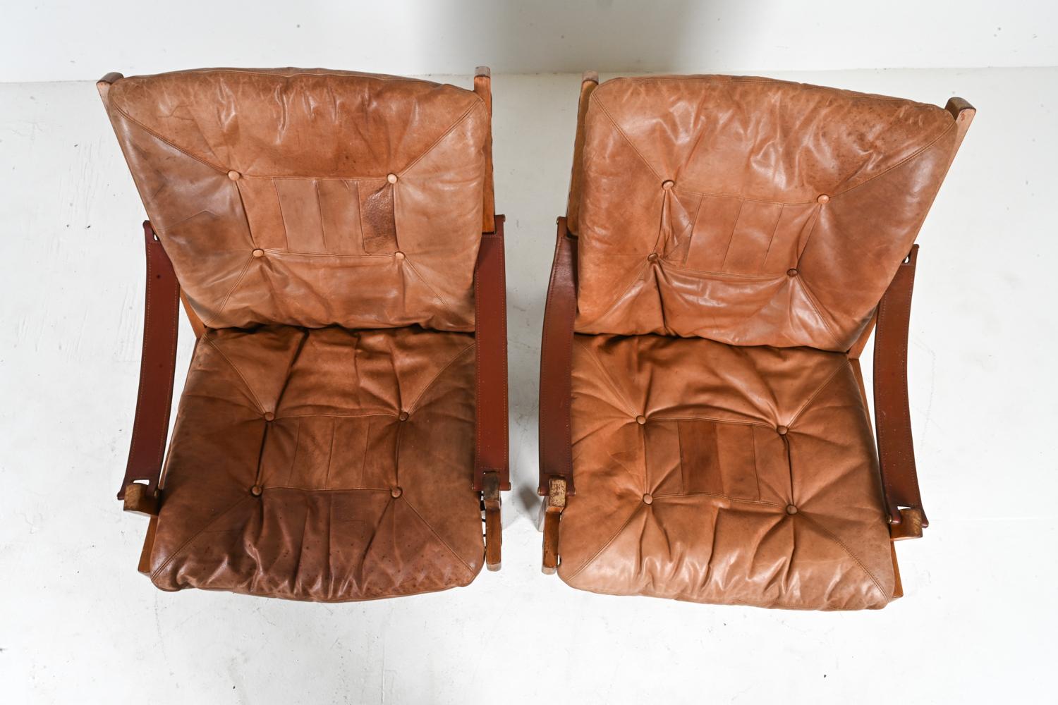 20th Century Pair of Hunter Easy Chairs by Torbjørn Afdal