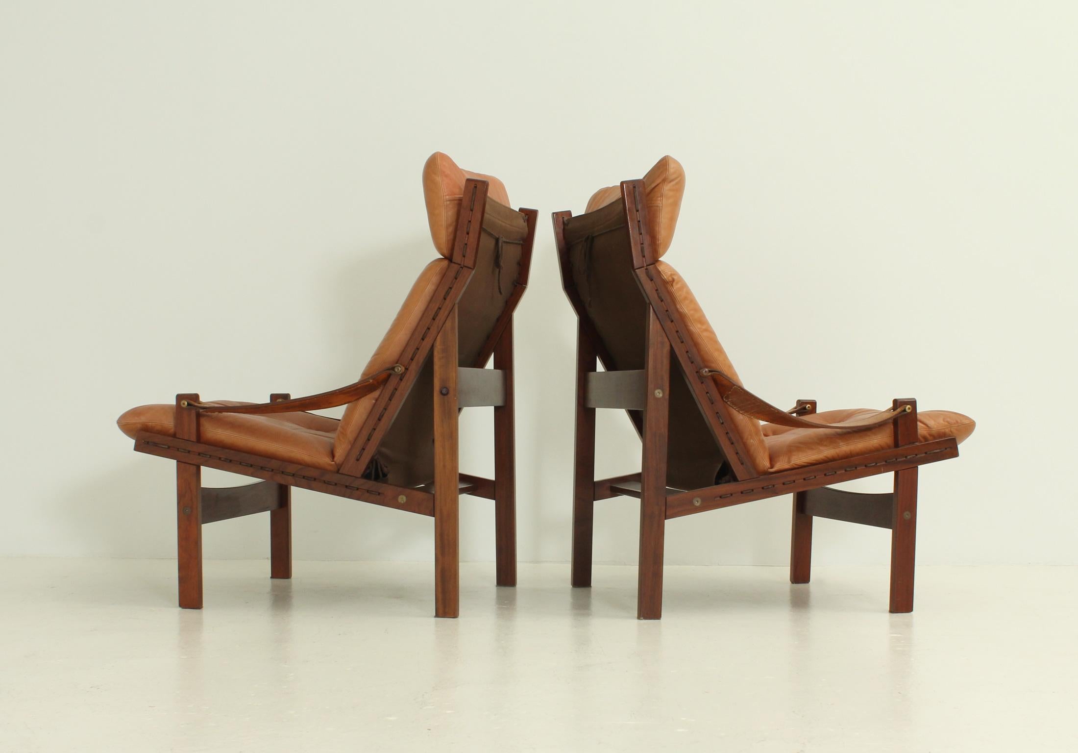 Pair of Hunter Lounge Chairs by Torbjørn Afdal, Norway 2