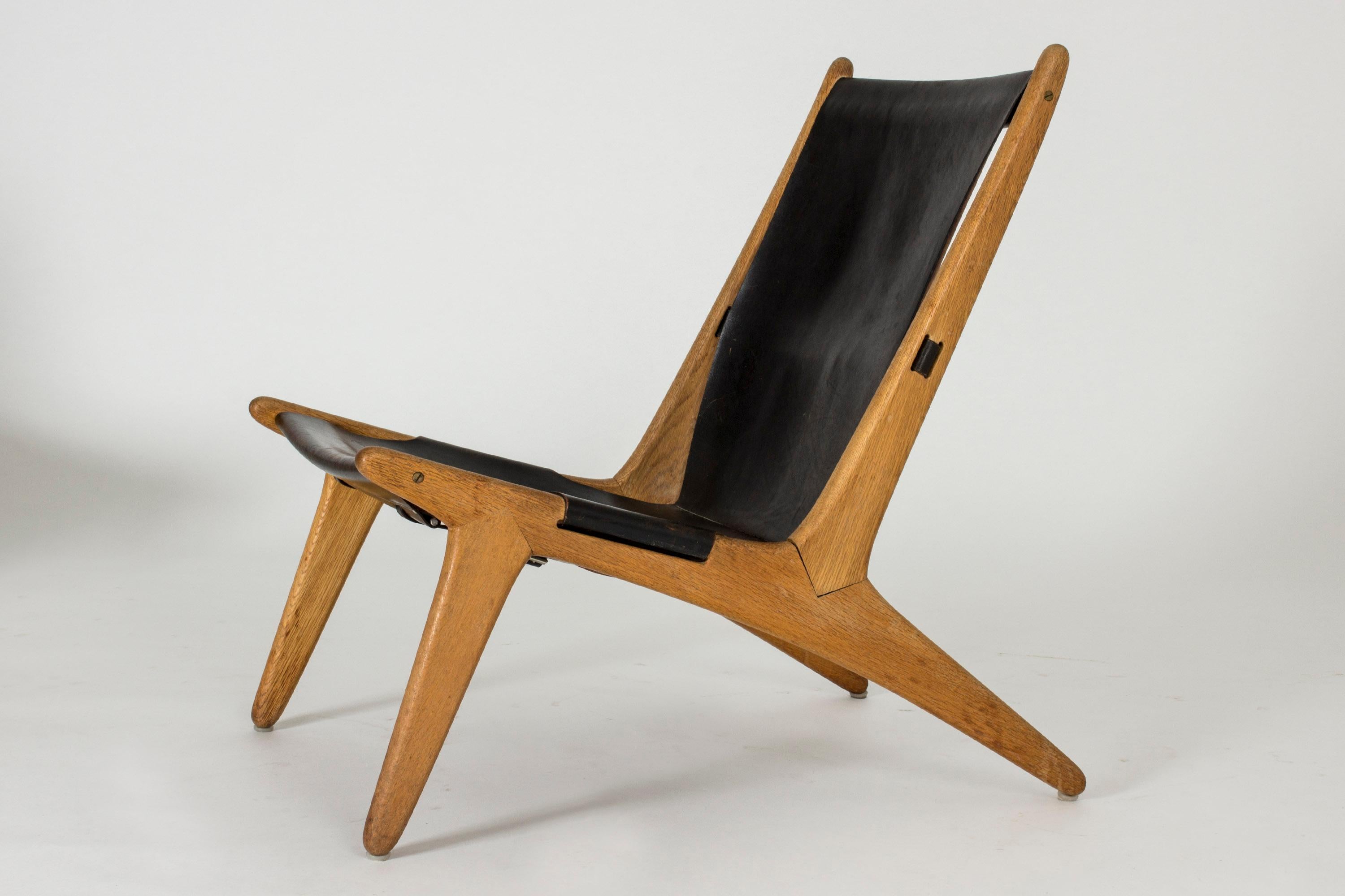 Pair of Hunting Chairs by Uno & Östen Kristiansson In Good Condition In Stockholm, SE