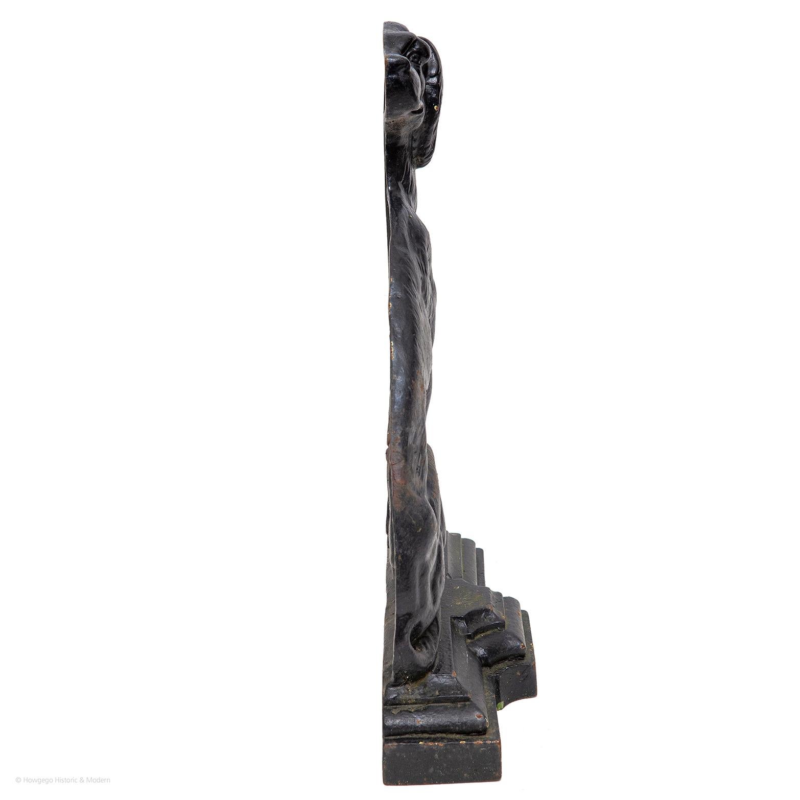cast iron dog door stops