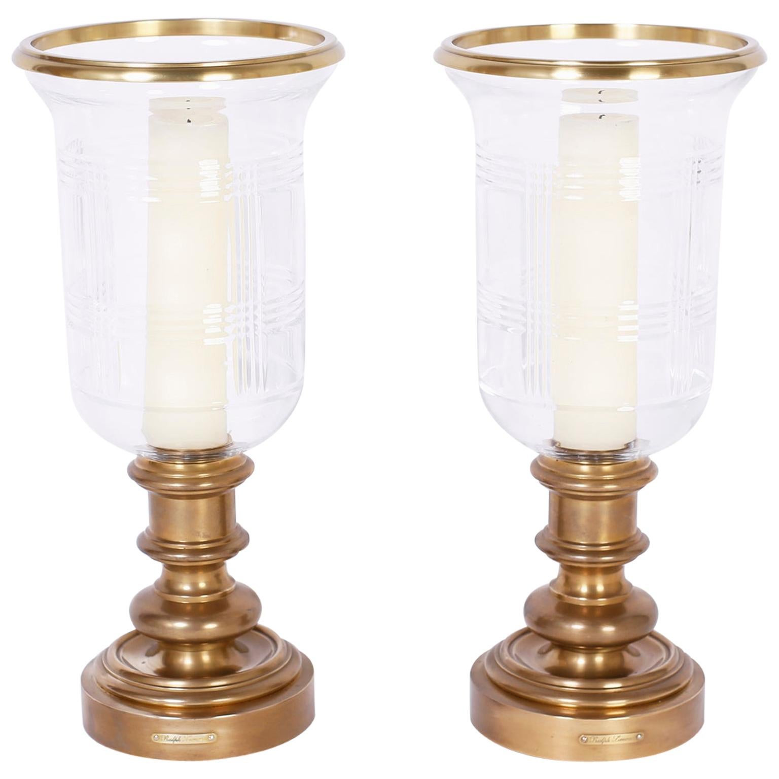 ralph lauren hurricane candle holders