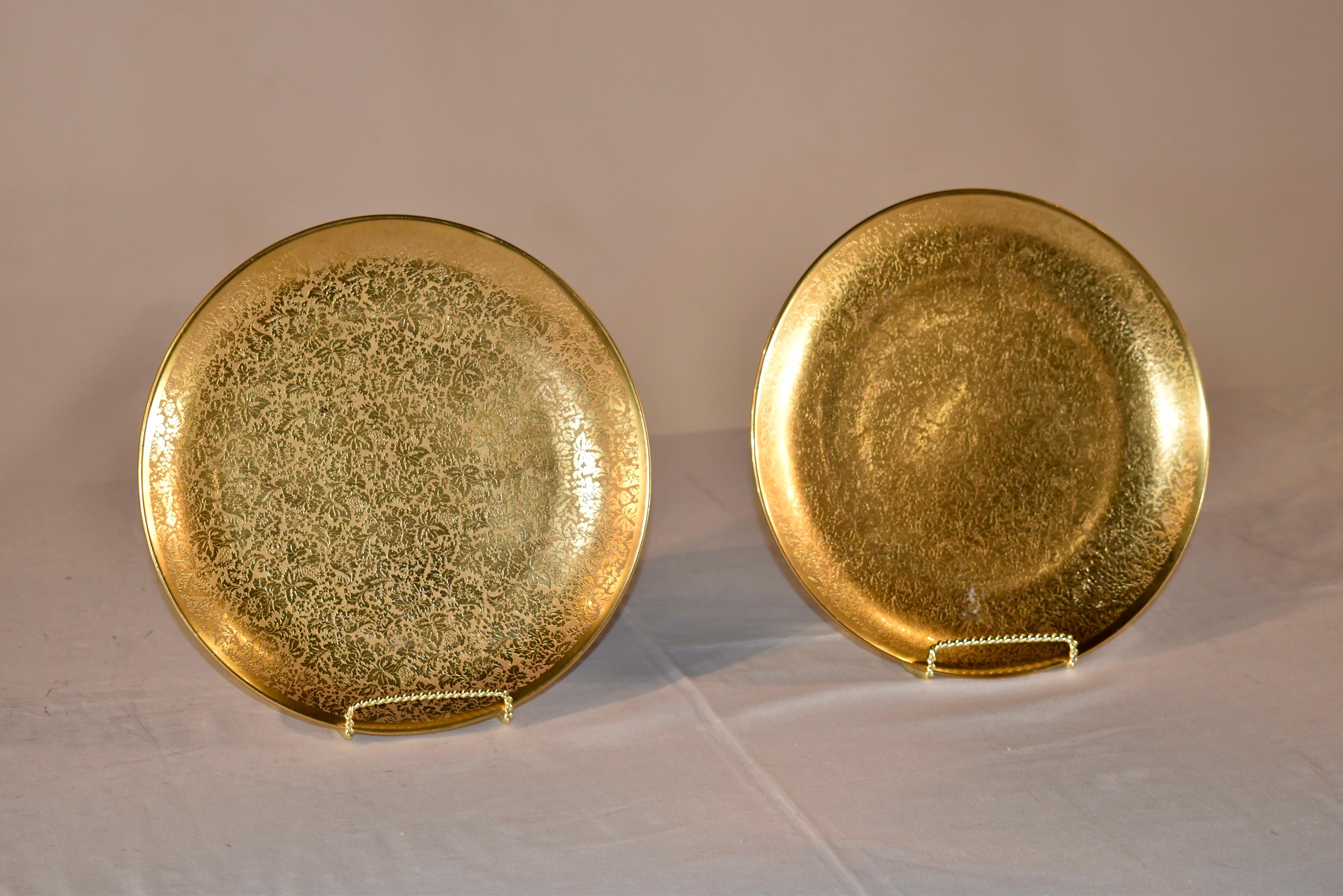 Pareja de Platos de Oro Hutschenreuther, circa 1925 - 1939 en venta 6
