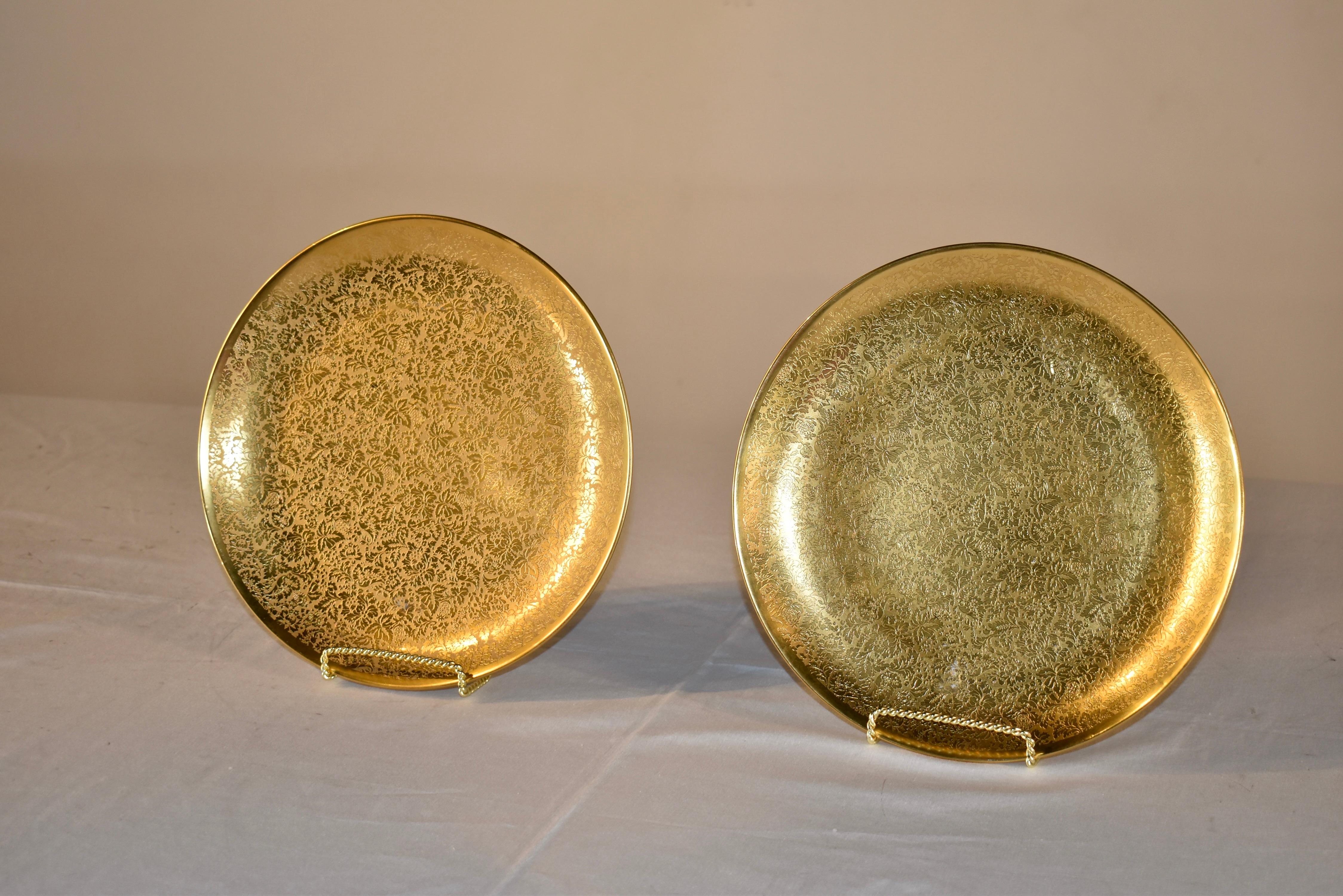Pareja de Platos de Oro Hutschenreuther, circa 1925 - 1939 en venta 7