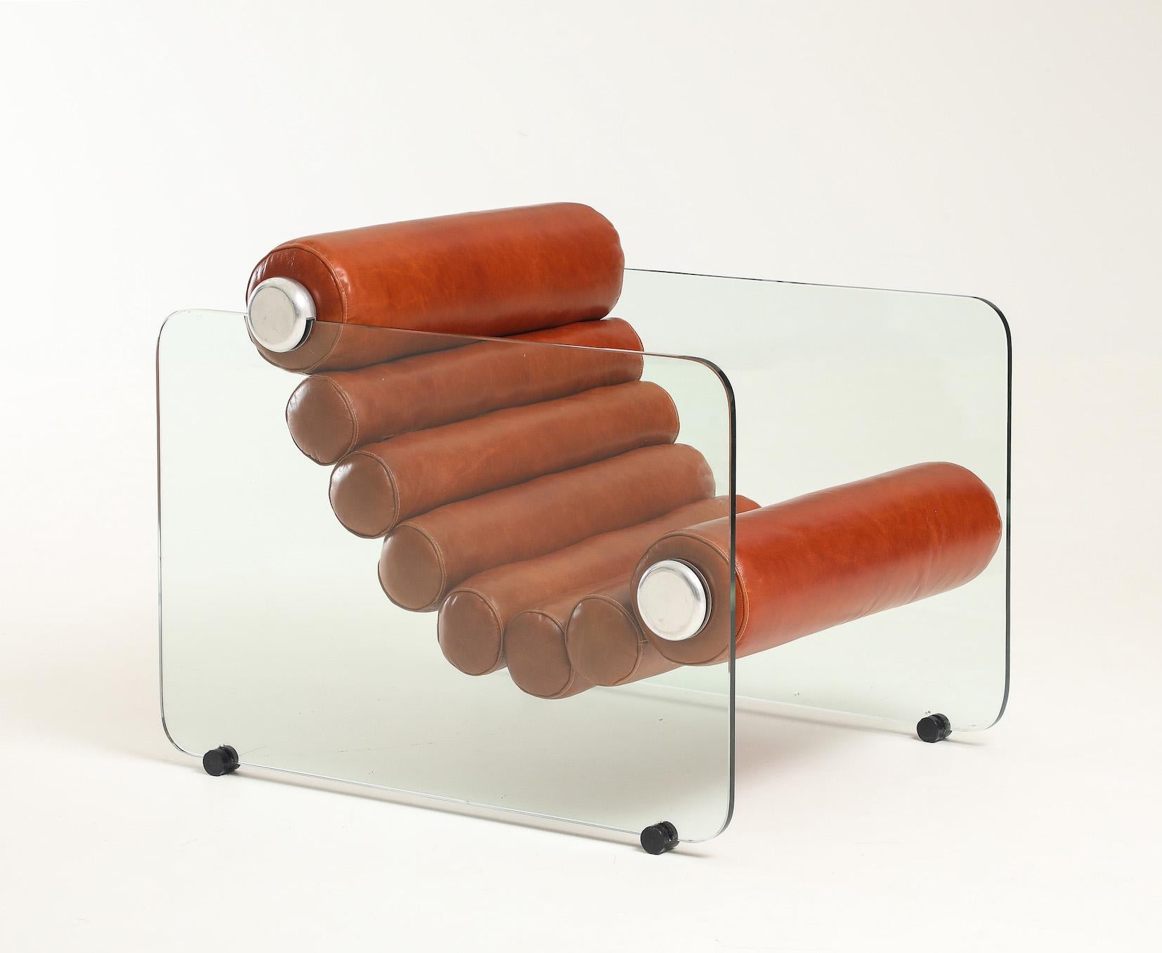 Coppia di poltrone a catena 