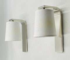 Pair of  "Hyde" Wall Sconces in Polished Nickel by Urban Electric, Made in 2022