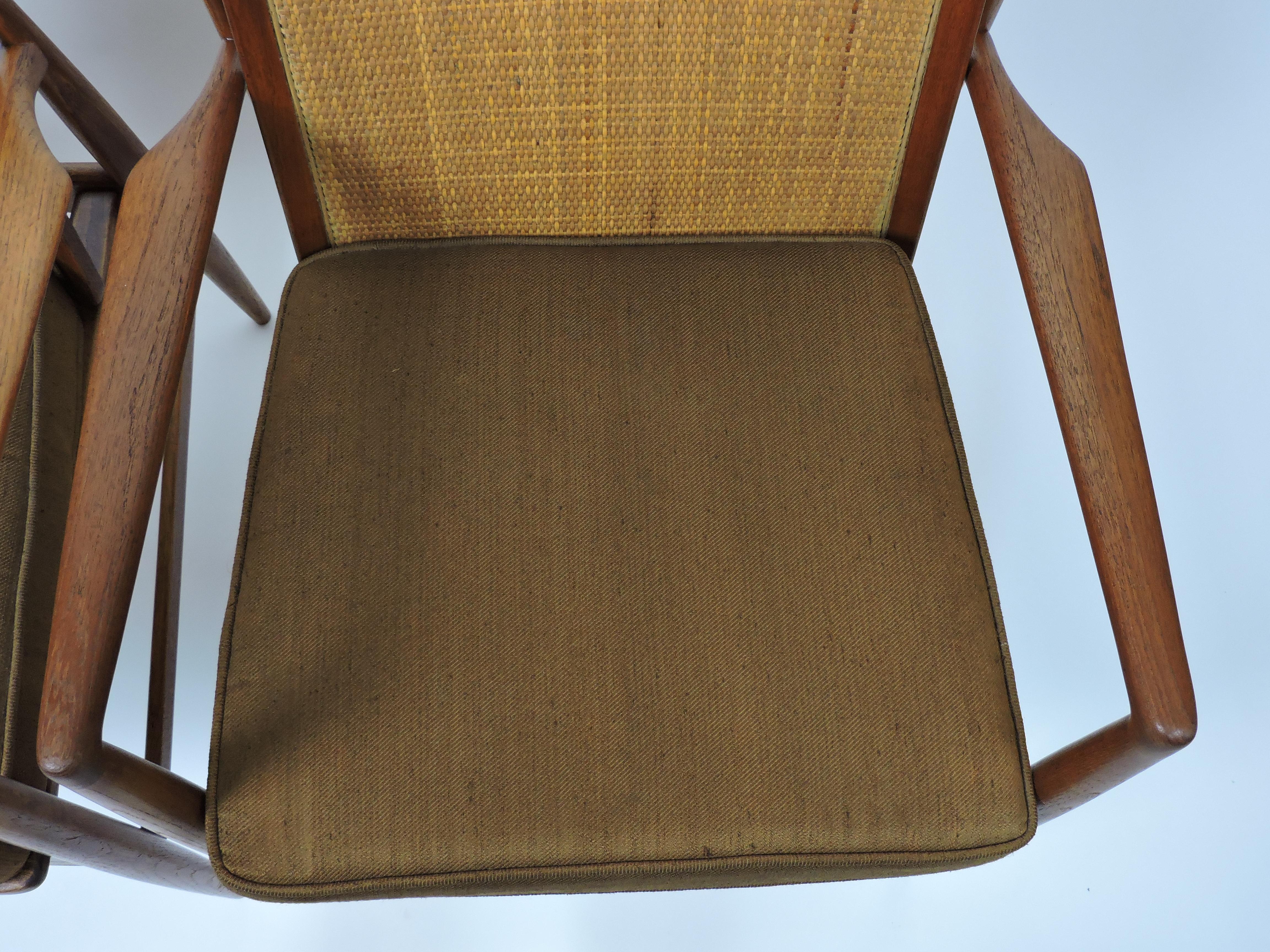 Coppia di sedie moderne in teak Ib Kofod-Larsen per Selig in vendita 3