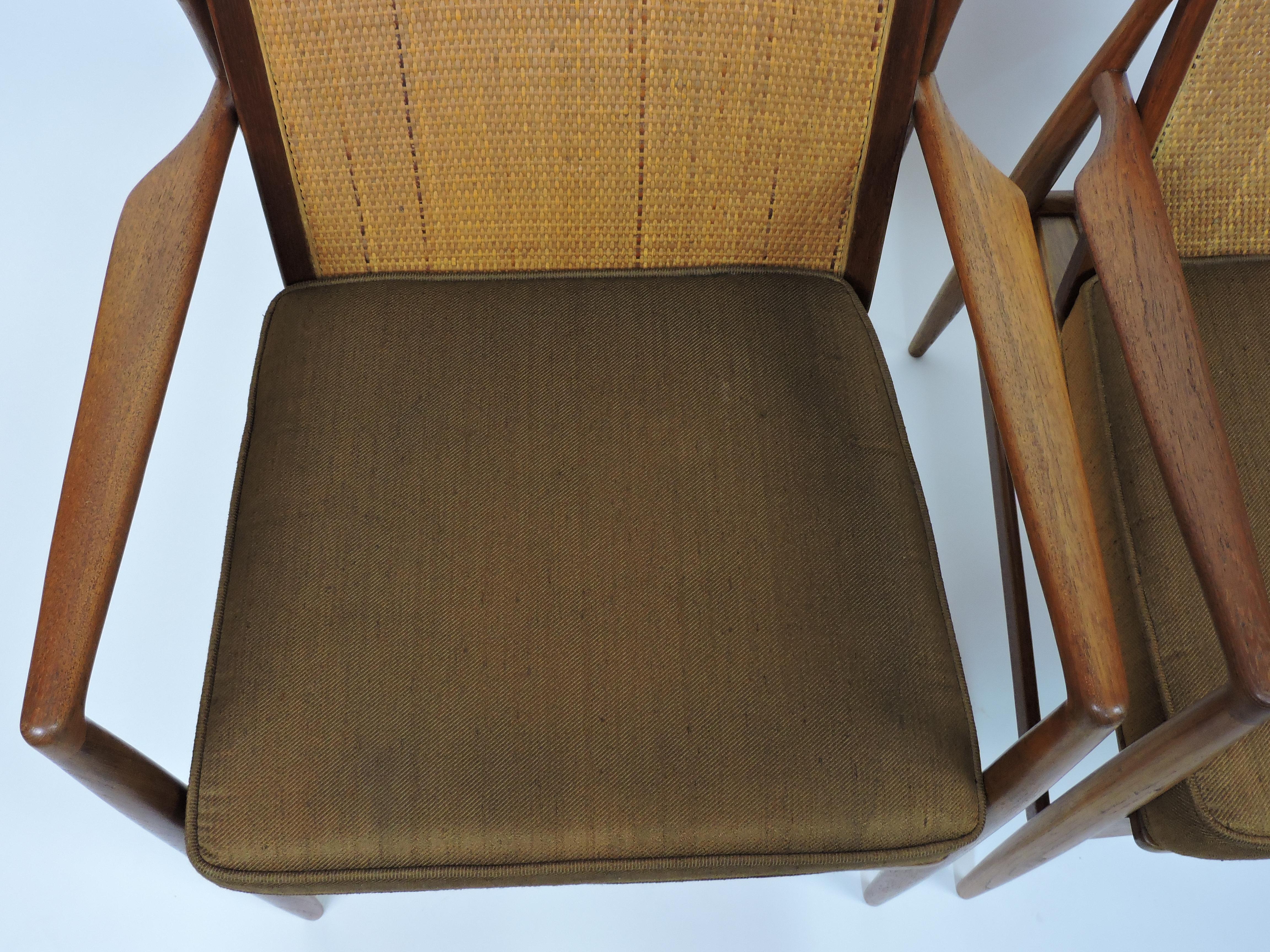 Coppia di sedie moderne in teak Ib Kofod-Larsen per Selig in vendita 2