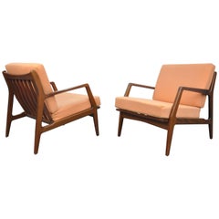 Pair of Ib Kofod-Larsen for Selig Lounge Chairs