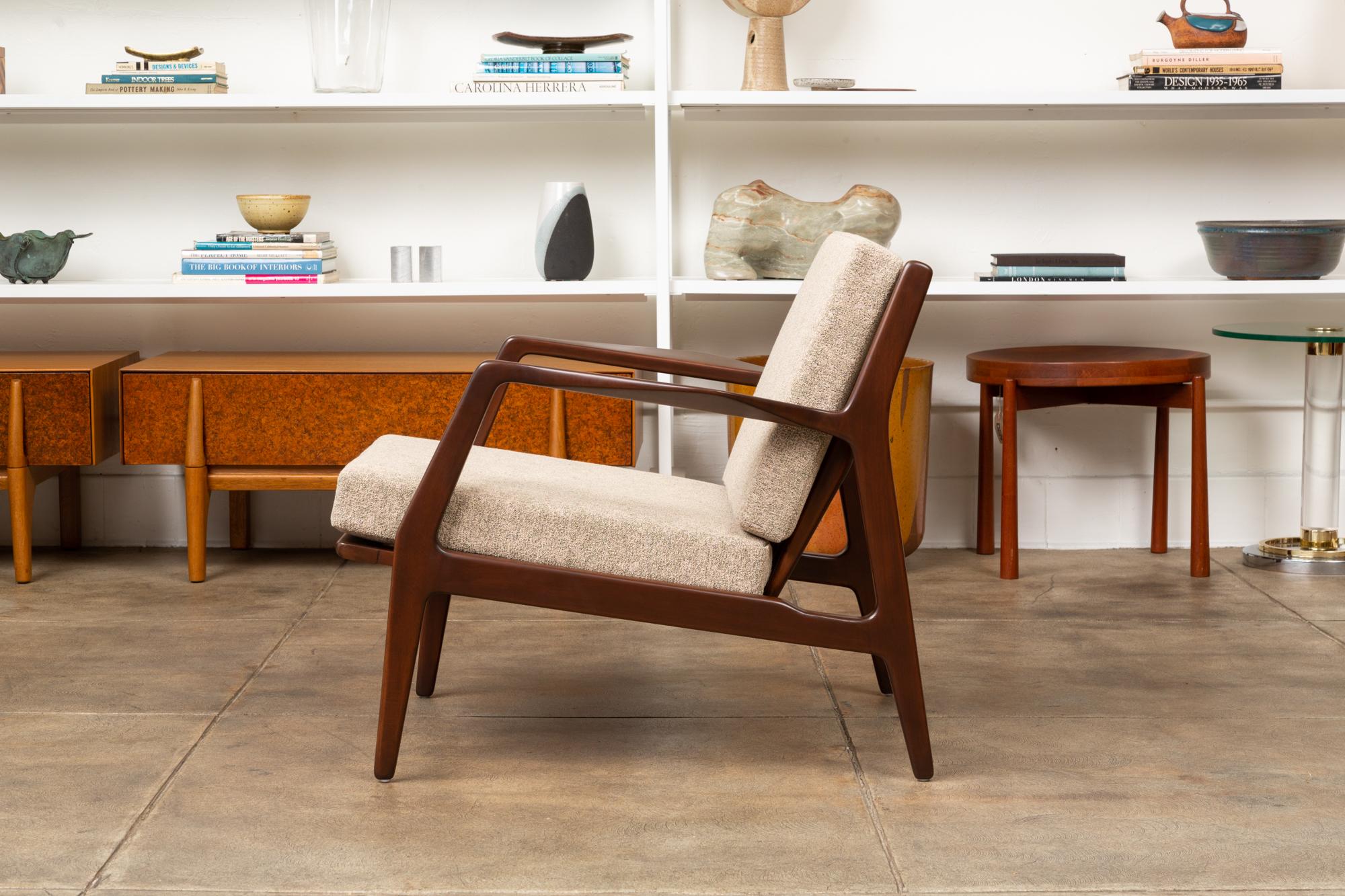 Mid-20th Century Pair of Ib Kofod-Larsen Lounge Chairs