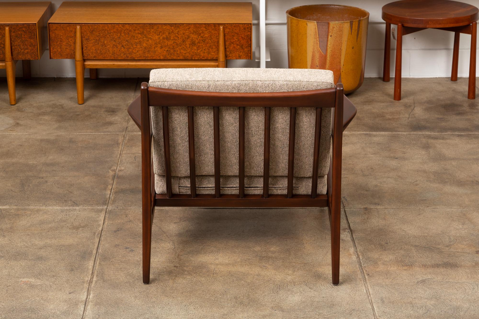 Upholstery Pair of Ib Kofod-Larsen Lounge Chairs
