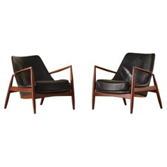 Pair of Ib Kofod-Larsen 
Seal
 Easy Chairs, 1960s