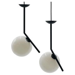 Pair of Ic S Pendant Lights by Michael Anastassiades for Flos