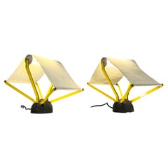 Pair of Icaro Table or Wall Lights by Sandi Renko for Egoluce, 1980s