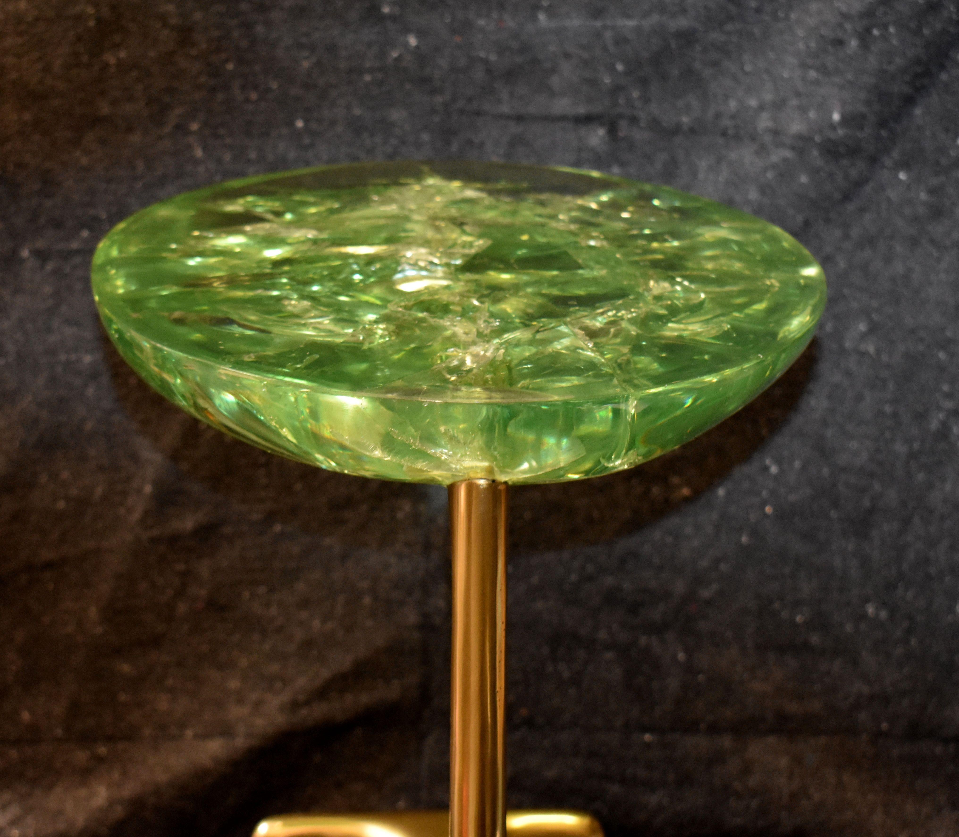 Pair of Ice Cracked Resin 