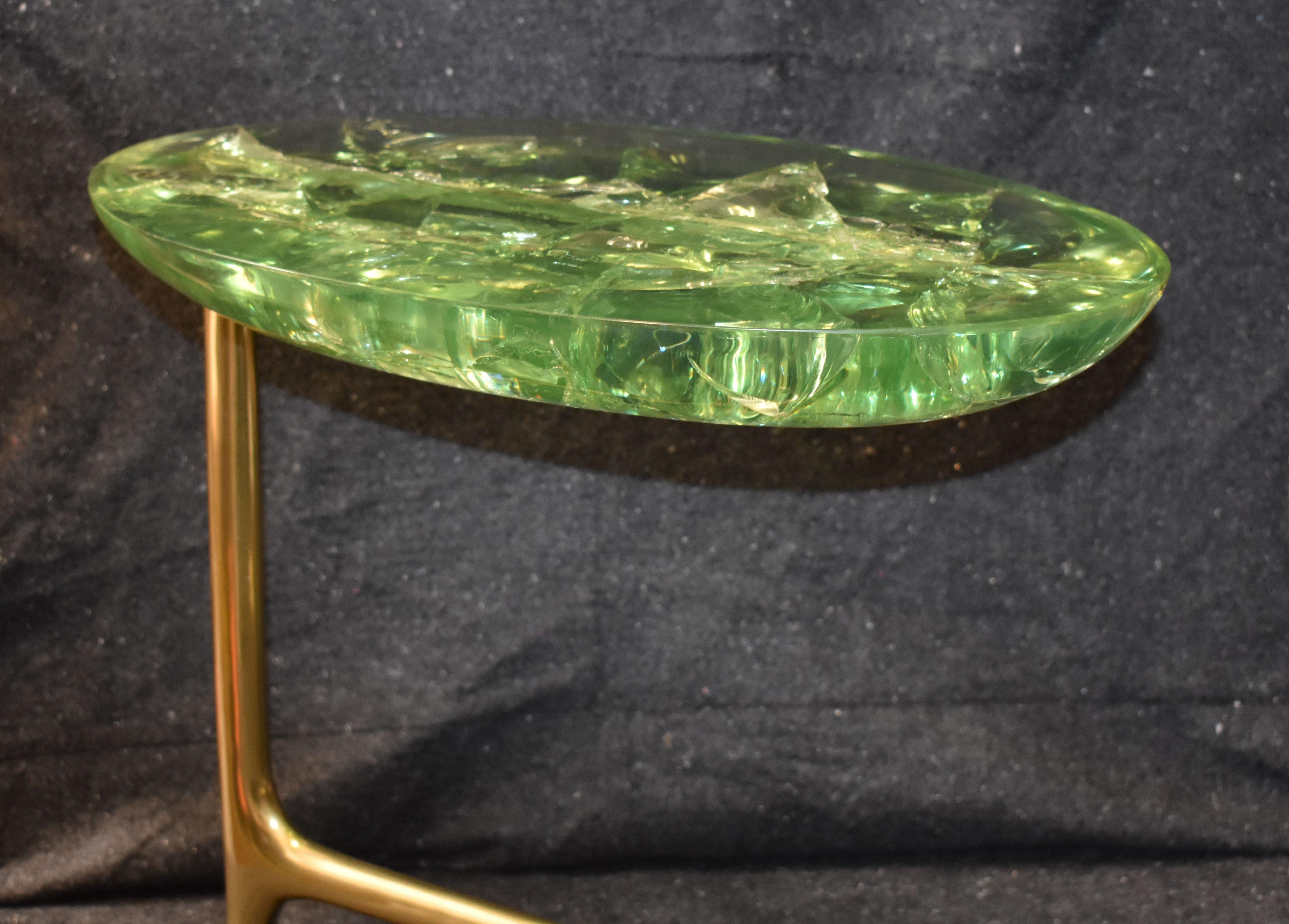 Pair of Ice Cracked Resin 