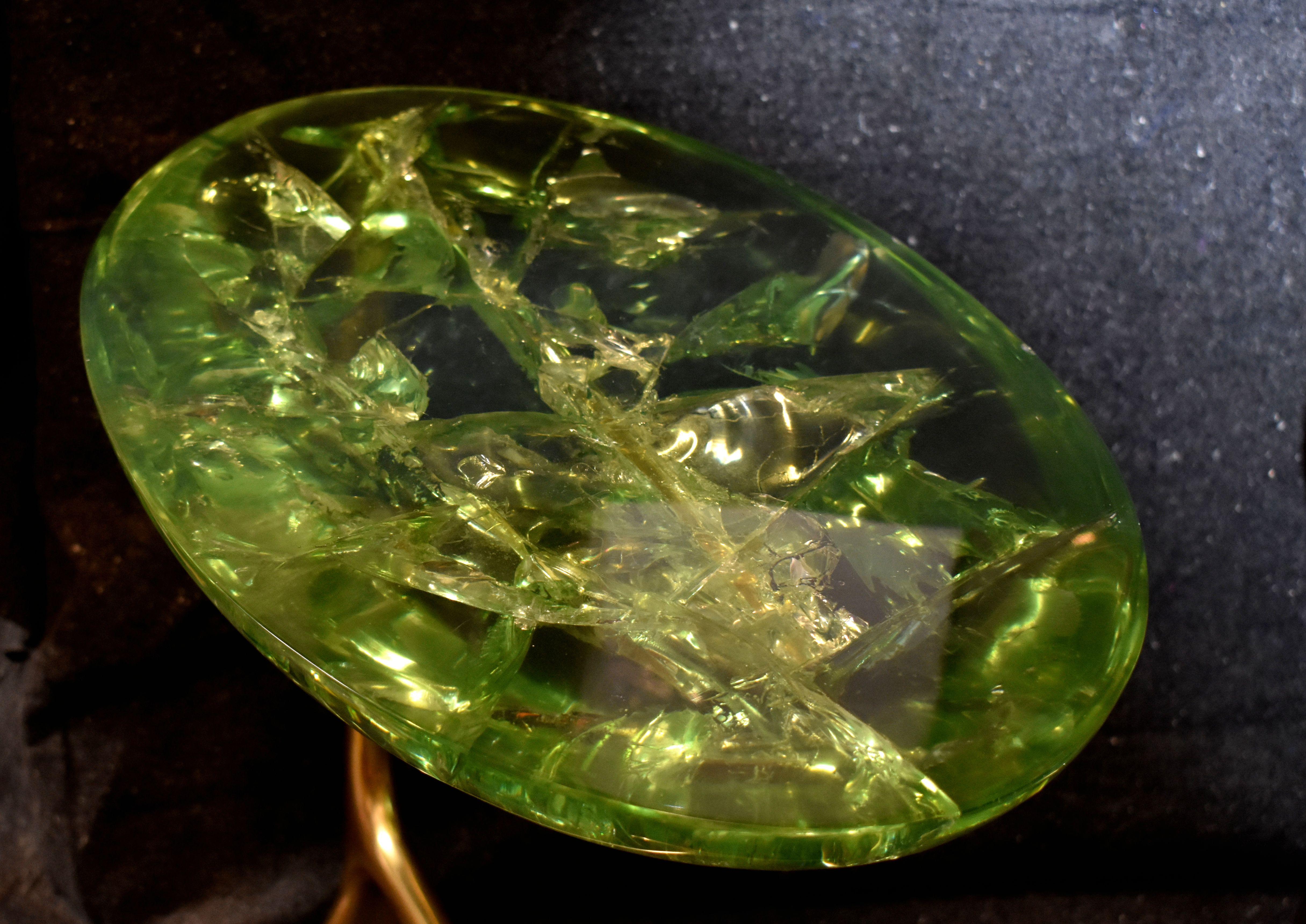 Pair of Ice Cracked Resin 