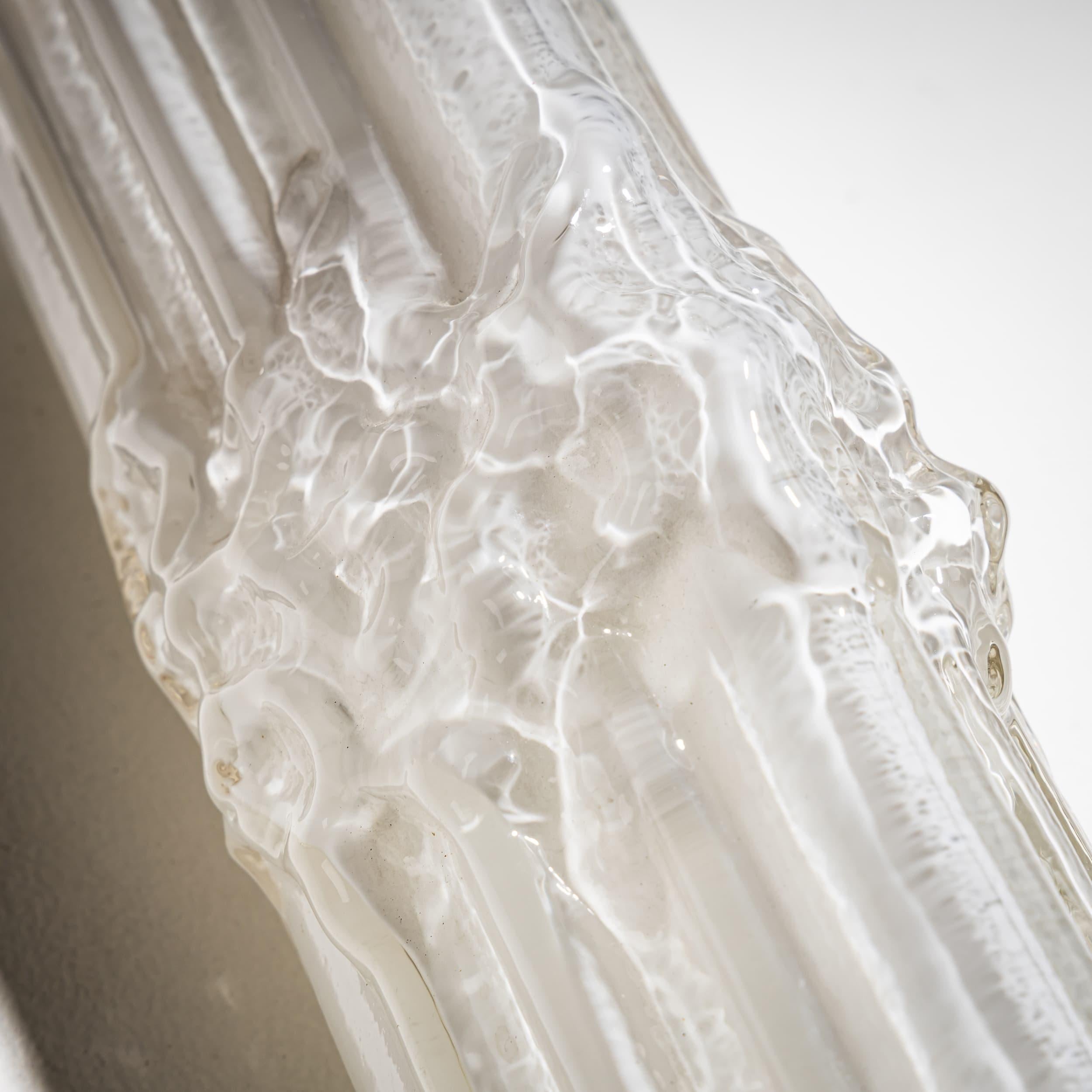 Pareja de apliques de cristal de hielo, Italia Italiano en venta