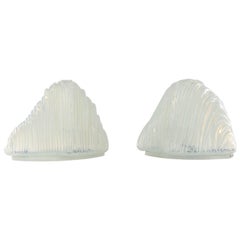 Pair of Iceberg Table Lamps by Carlo Nason for A.V. Mazzega, 1960s