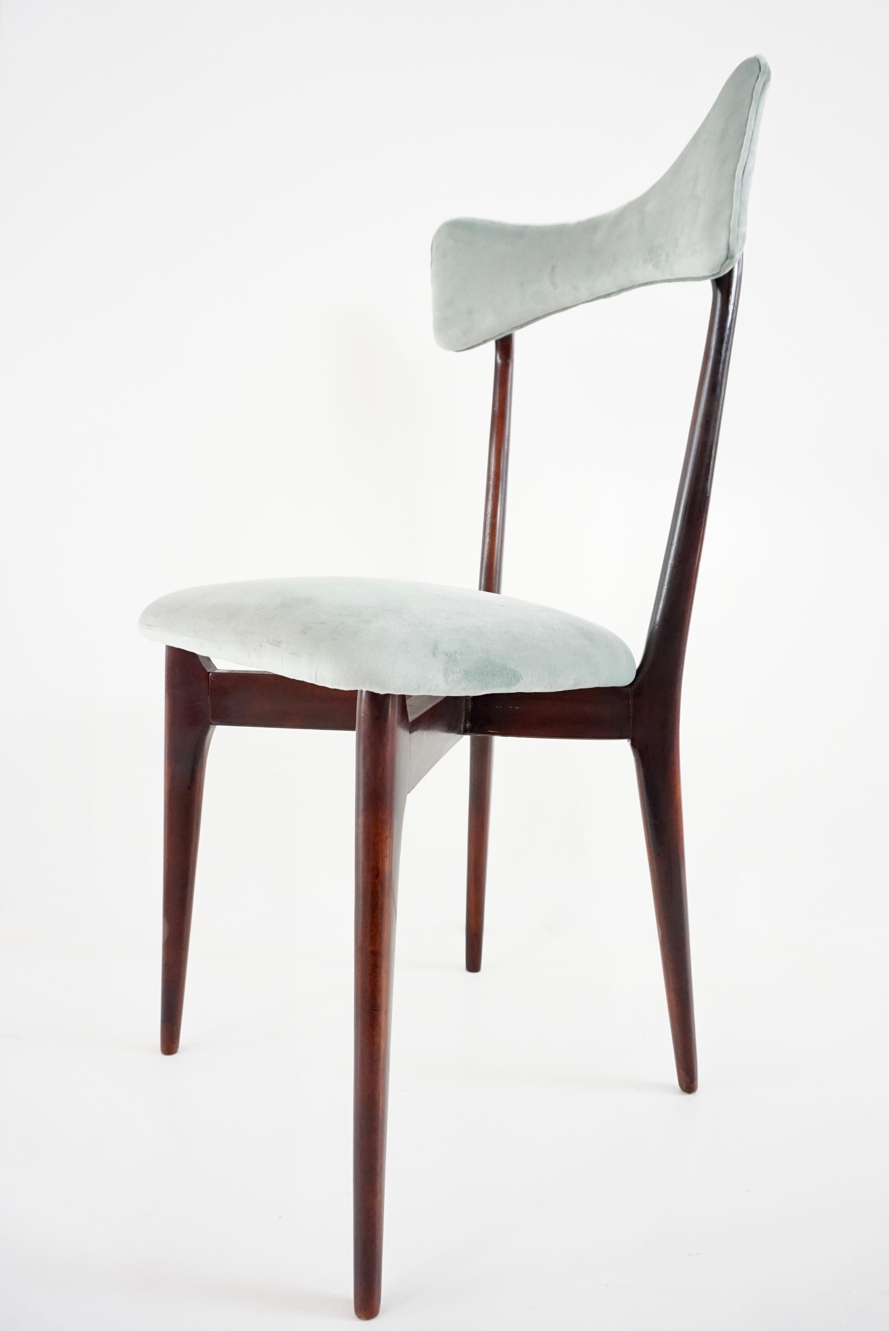 Paar Esszimmerstühle von Ico und Luisa Parisi von Ariberto Colombo, 1952 2