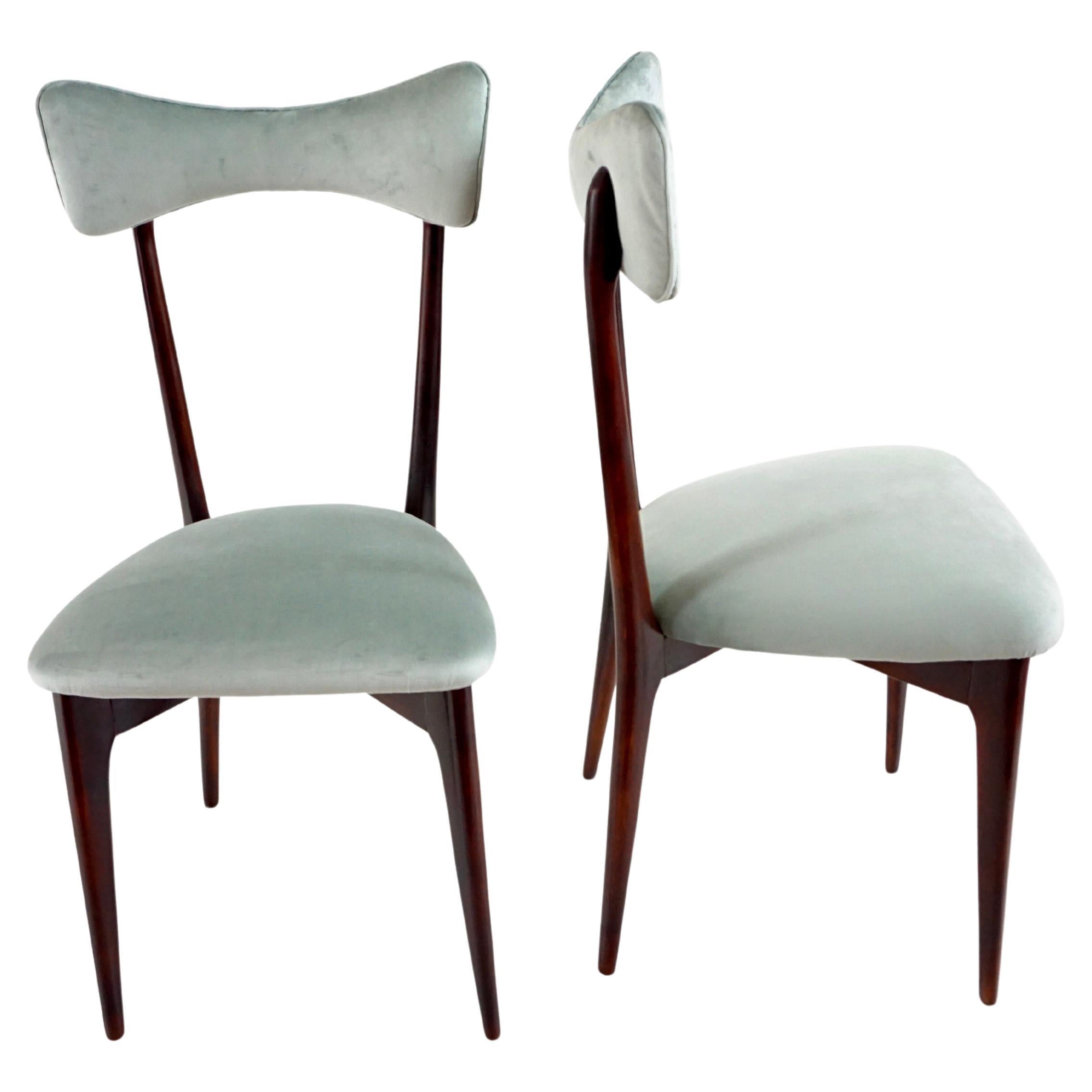 Paar Esszimmerstühle von Ico und Luisa Parisi von Ariberto Colombo, 1952