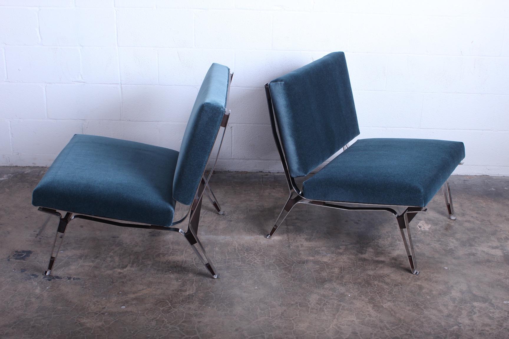 Mid-20th Century Pair of Ico Parisi 856 Lounge Chairs for Cassina