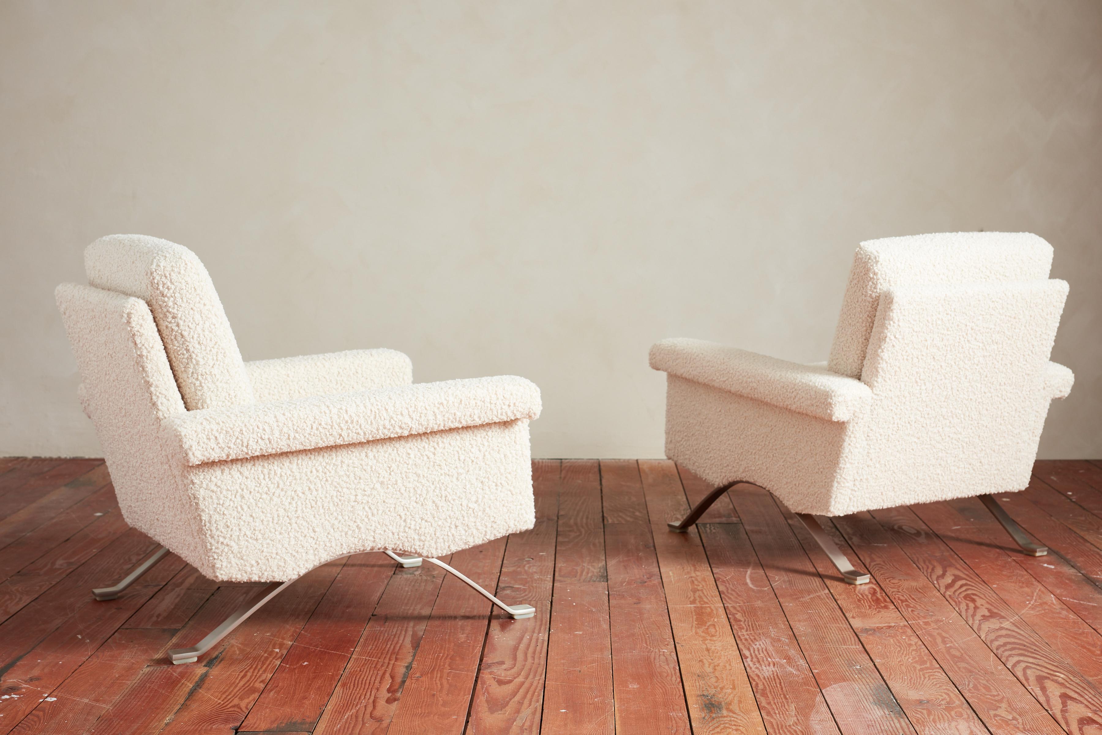 Italian Pair of Ico Parisi Armchairs