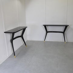 Pair of Ico Parisi consolle 1950s