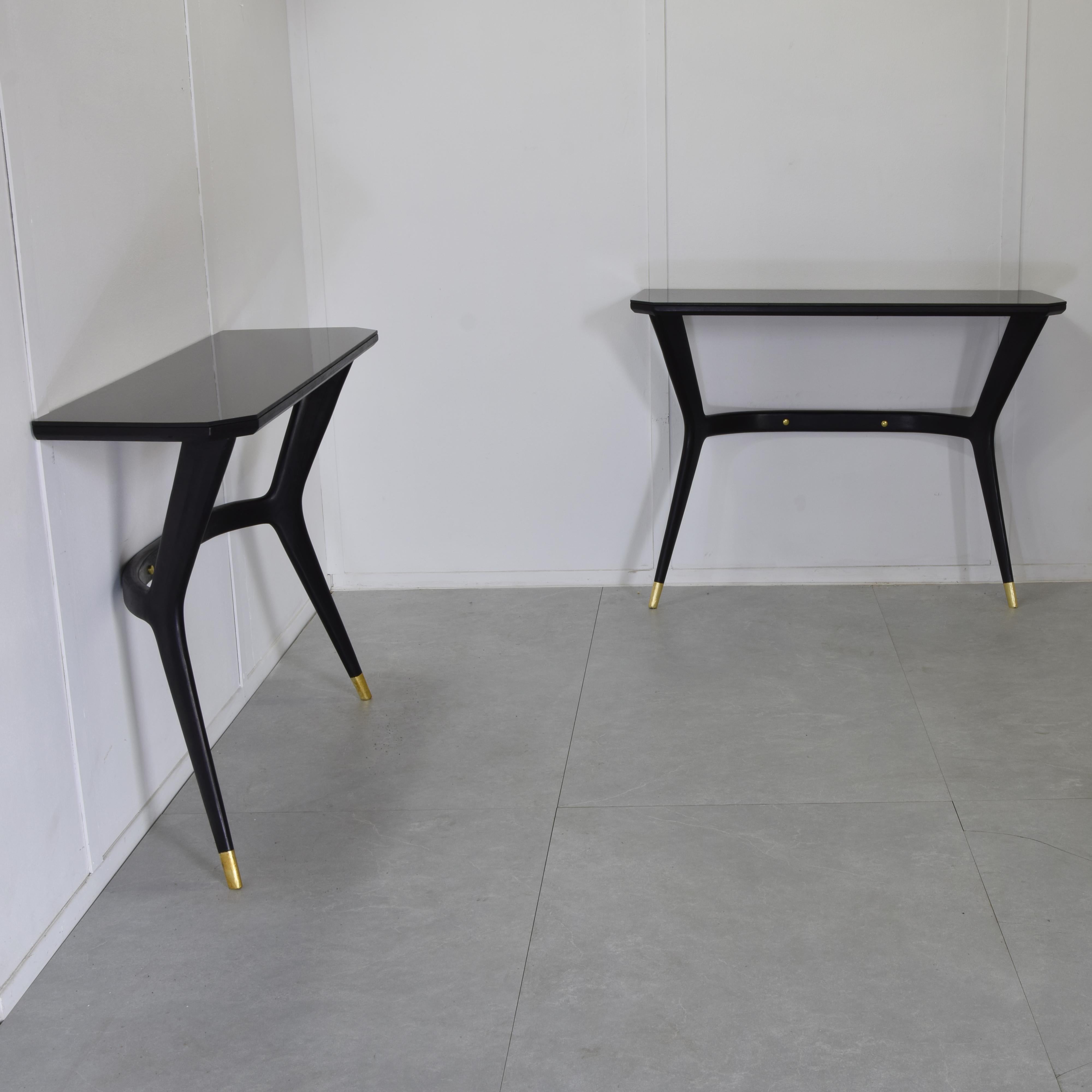 Mid-Century Modern Pair of Ico Parisi consolle 1950s For Sale