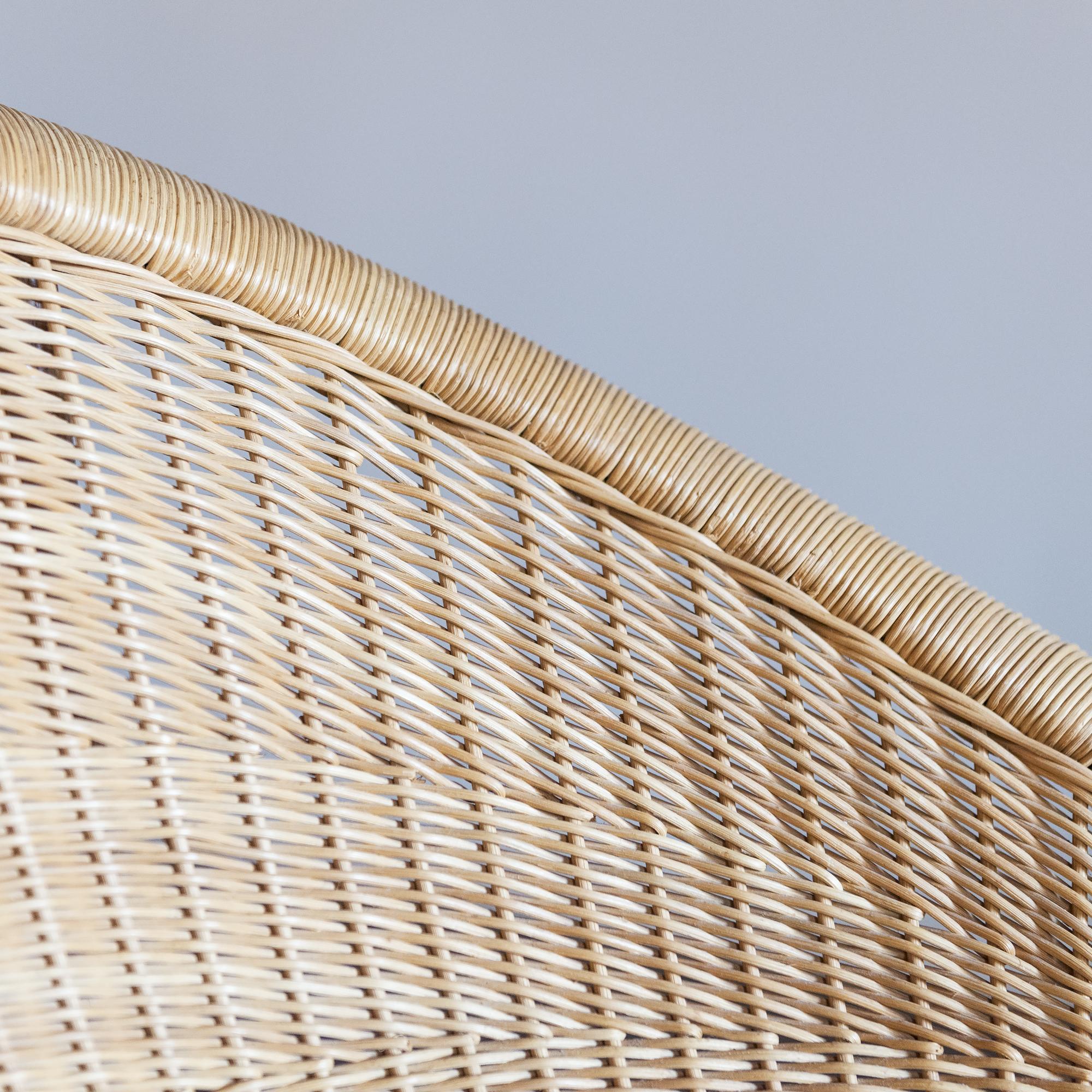 Pair of Iconic Basket Chairs by Nanna Ditzel, Denmark, 1950s In Good Condition In Sylacauga, AL