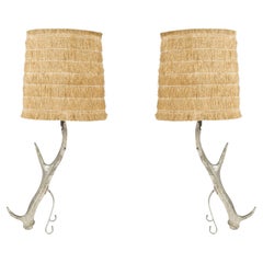 Pair of Iconic Bronze Lamps by Maria Pergay