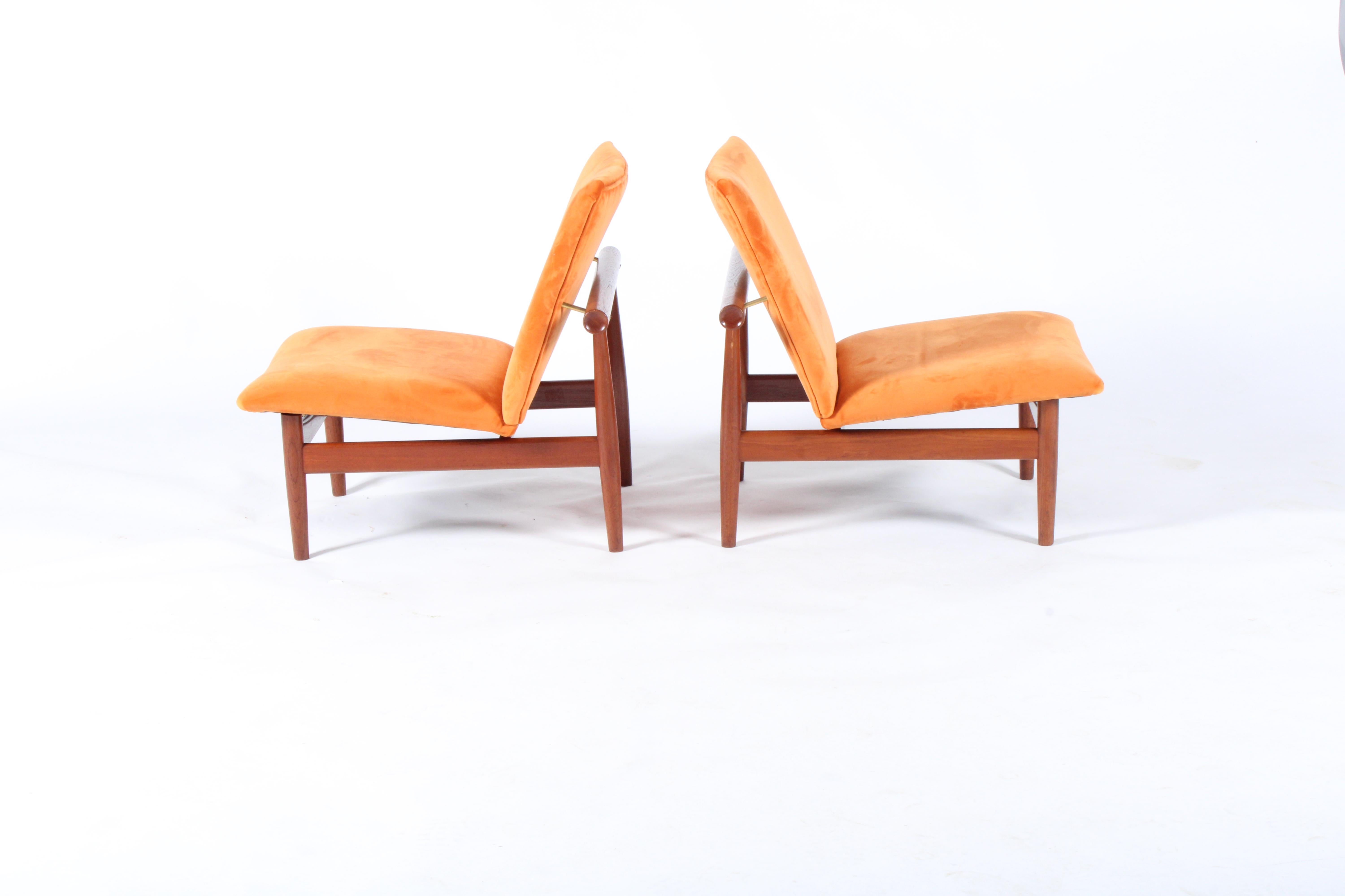 Pair of Iconic Danish Design Japan Chairs by Finn Juhl for France & Daverkosen 1