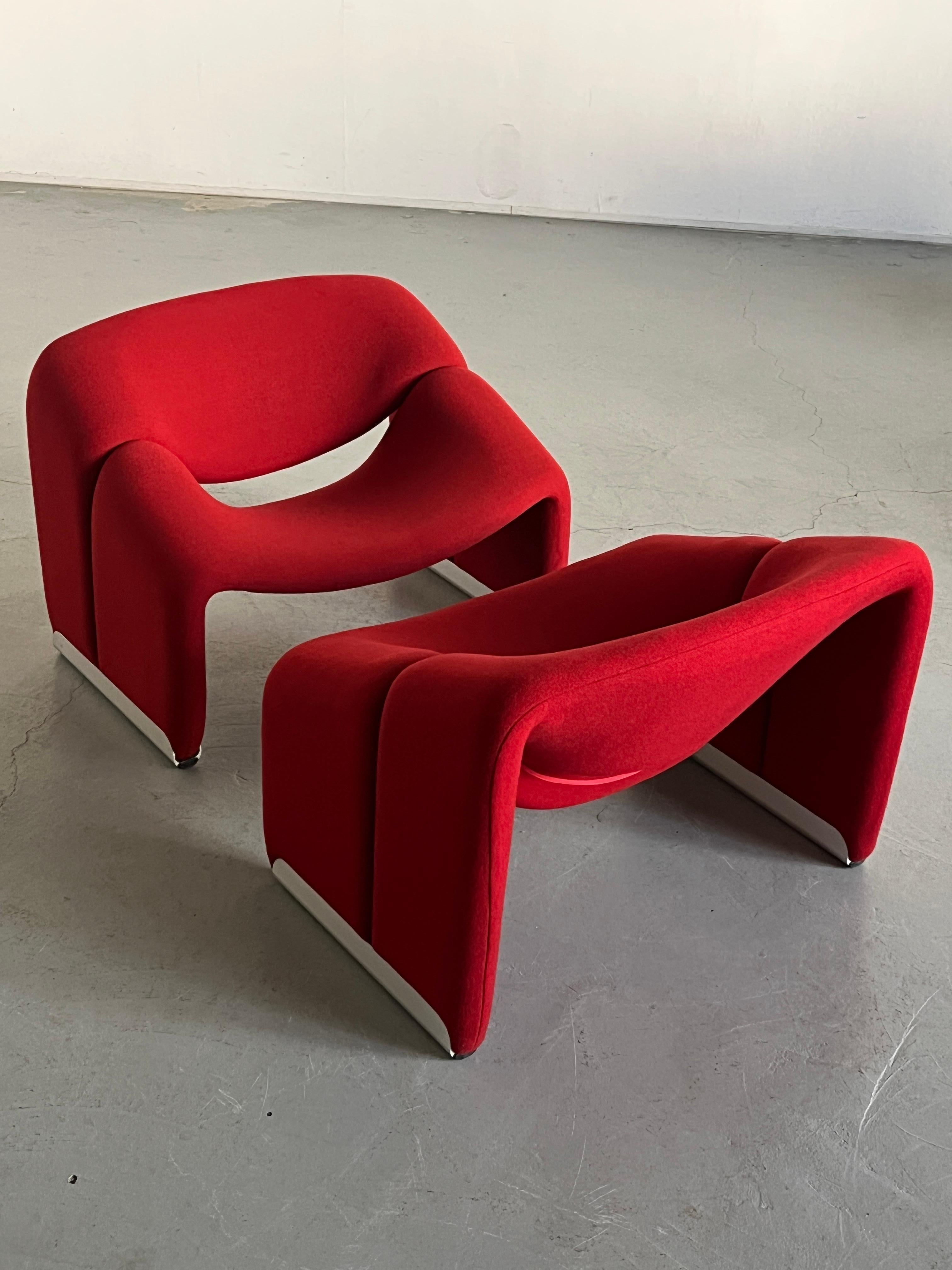 Français Paire de chaises iconiques F598 'Groovy' par Pierre Paulin pour Artifort, années 1980 en vente