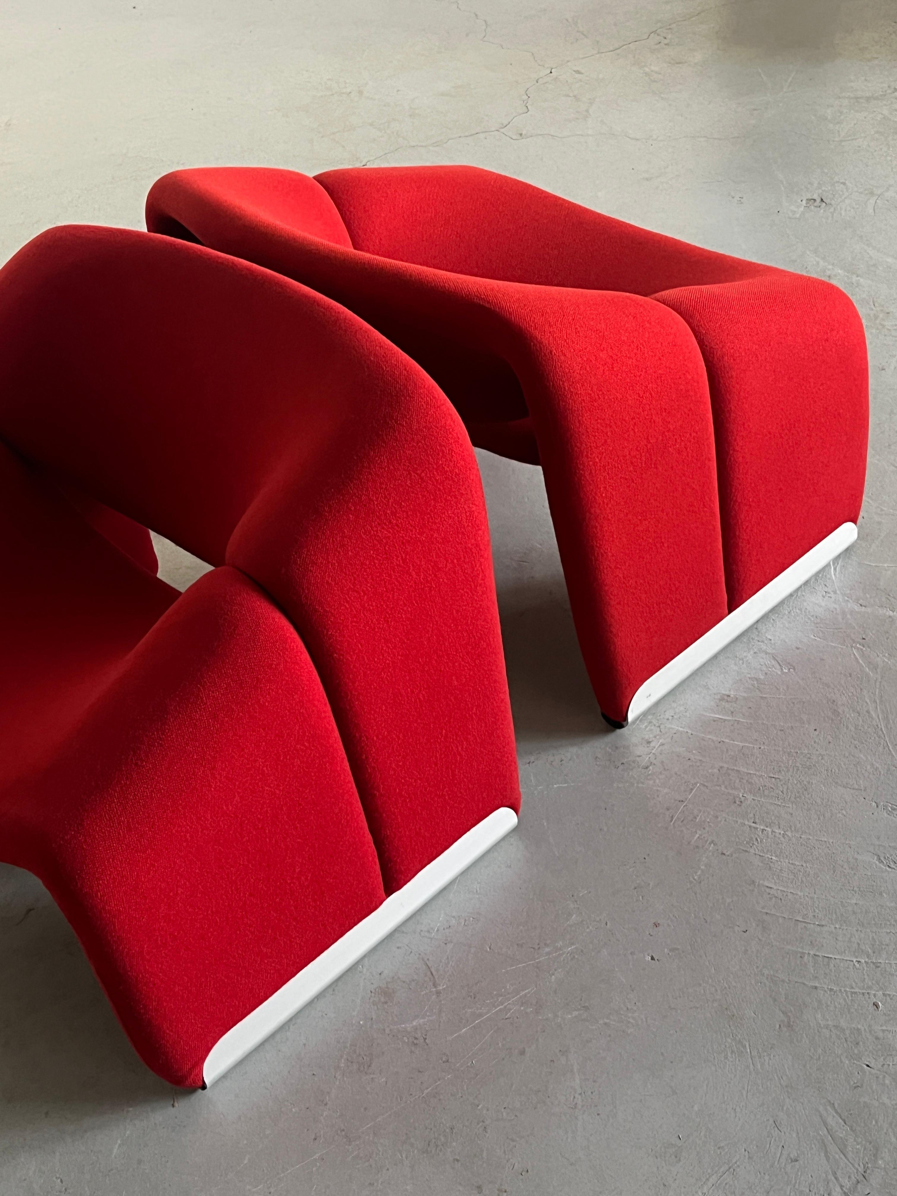 Métal Paire de chaises iconiques F598 'Groovy' par Pierre Paulin pour Artifort, années 1980 en vente