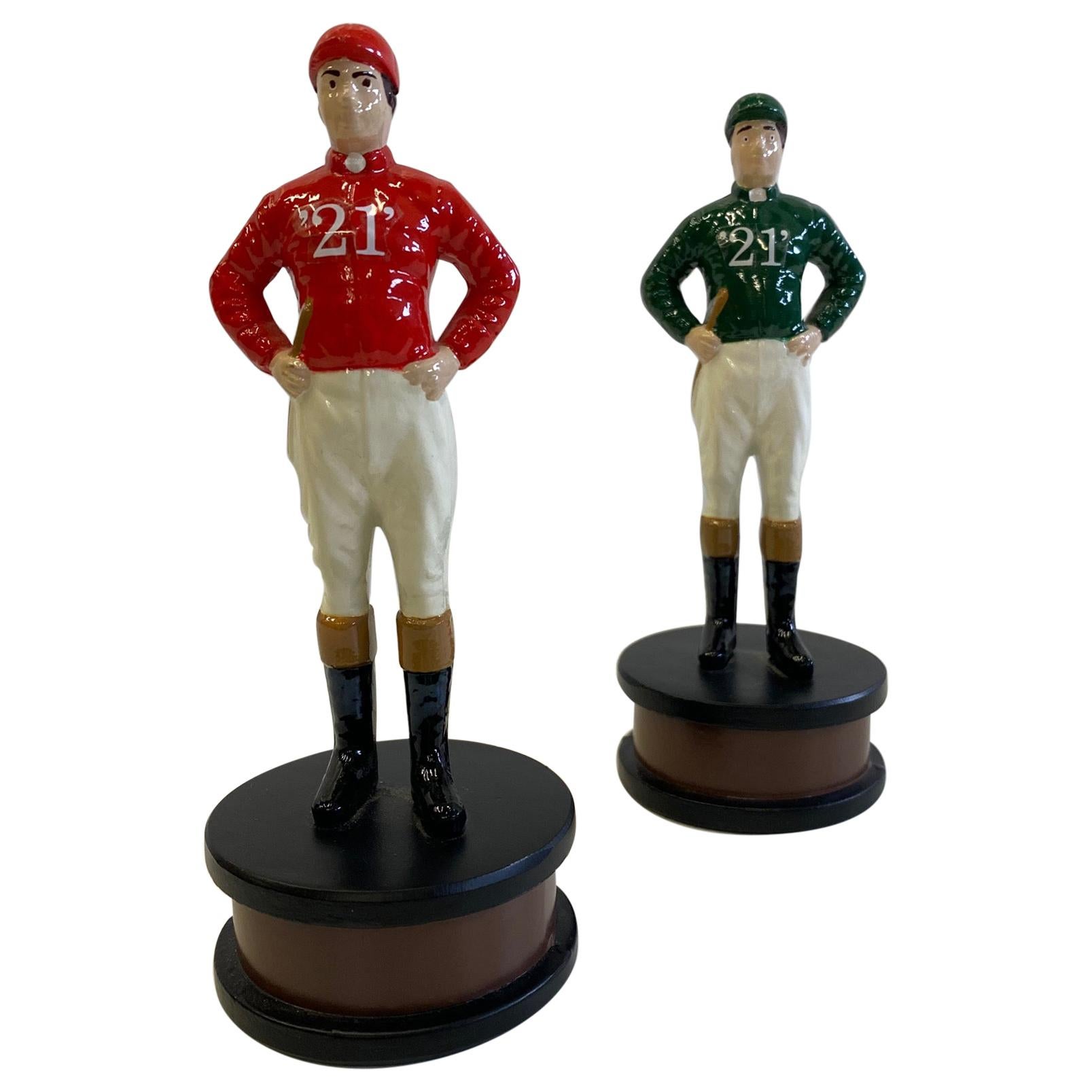 Pair of Iconic Jockey Motife Bottle Openers from NYC
s 21 Club