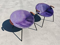 Pair of Iconic Mid Century Modern "Balloon chairs" by Hans Olsen, Denmark 1955