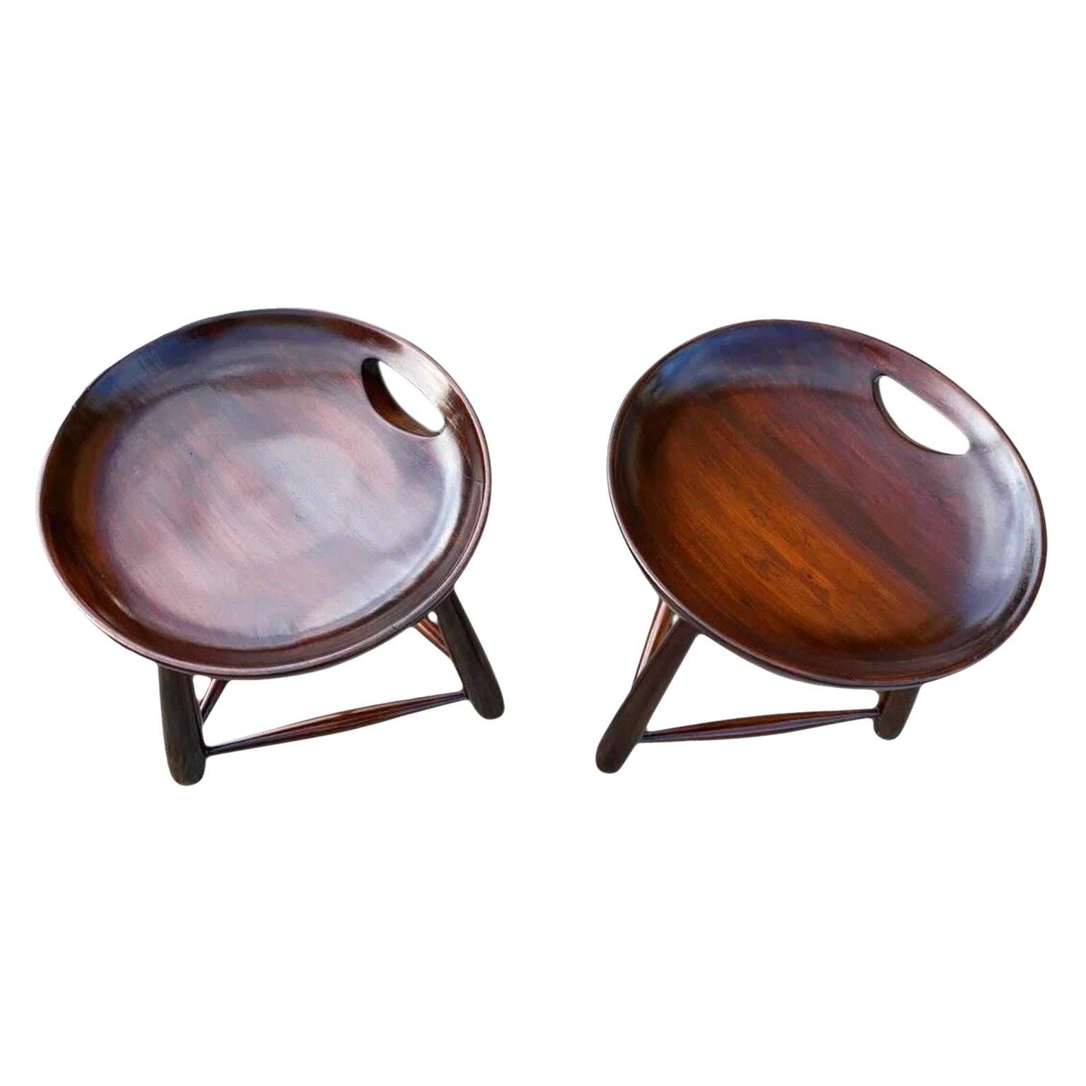 Mid-20th Century Iconic Mocho Stools by Sergio Rodrigues