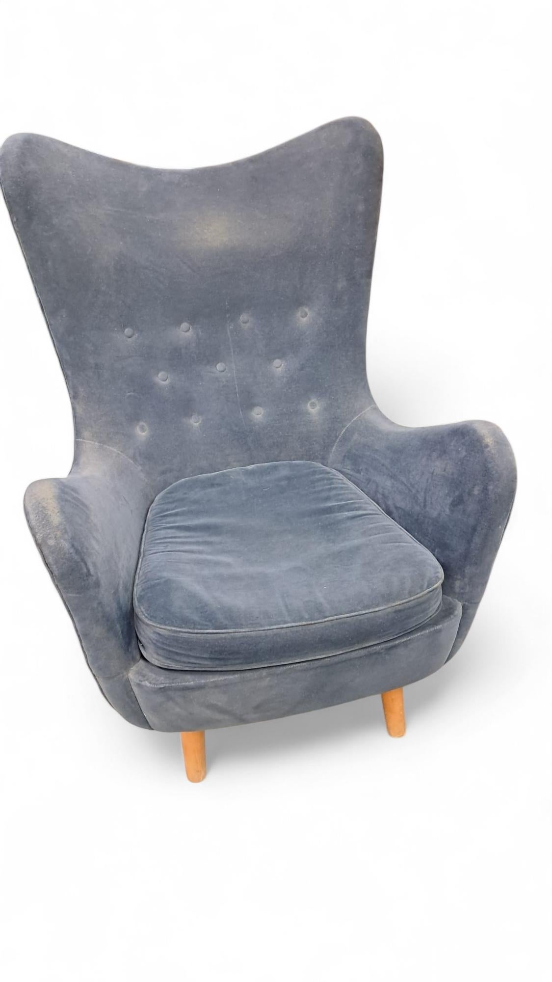 Paire d'iconiques chaises Vaakuna de Runar Engblom en peau de mouton brun chocolat, années 1950 en vente 4