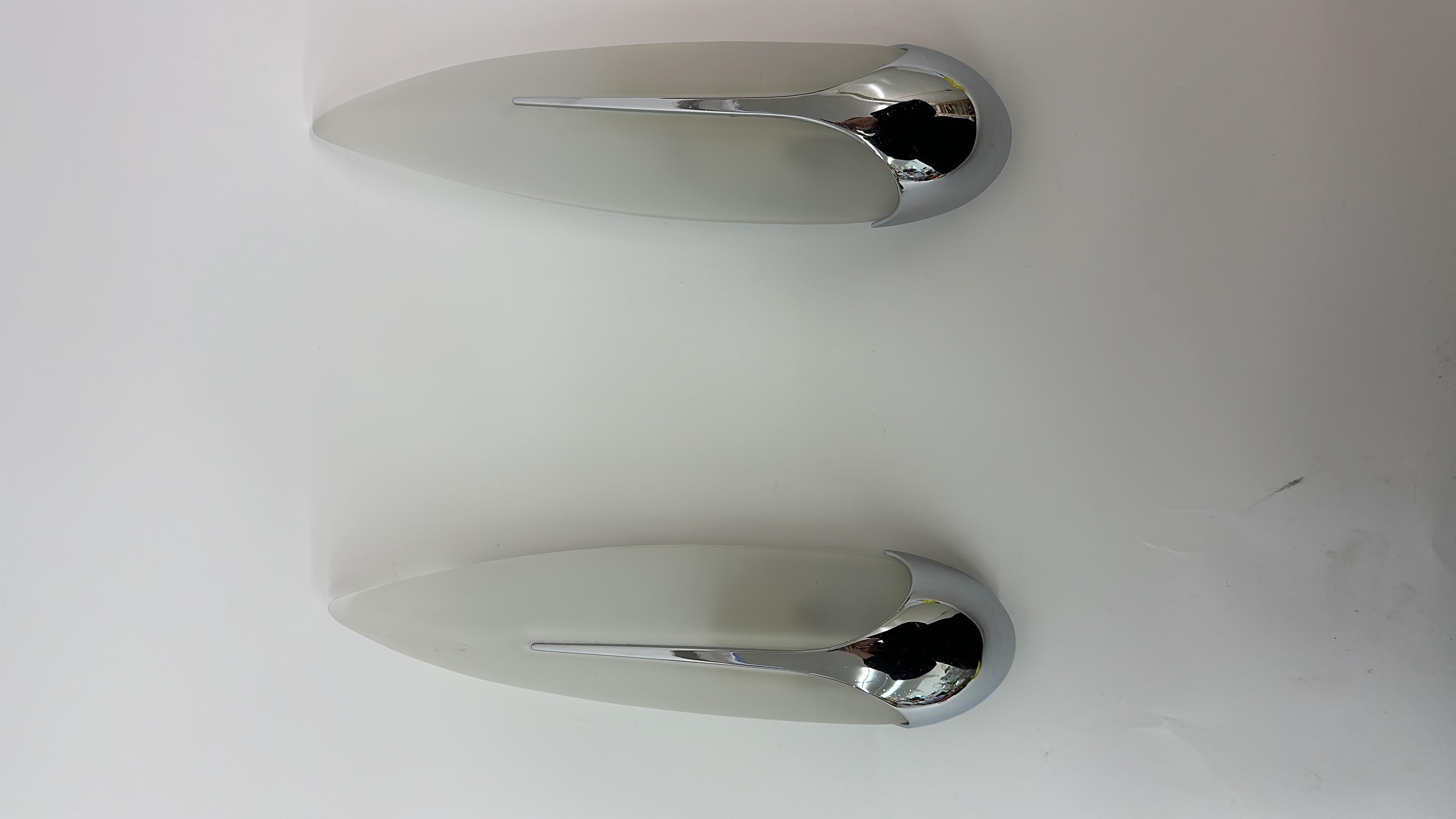 Post-Modern Pair of Idearte Sconces wall lamps Spain 1980’s For Sale