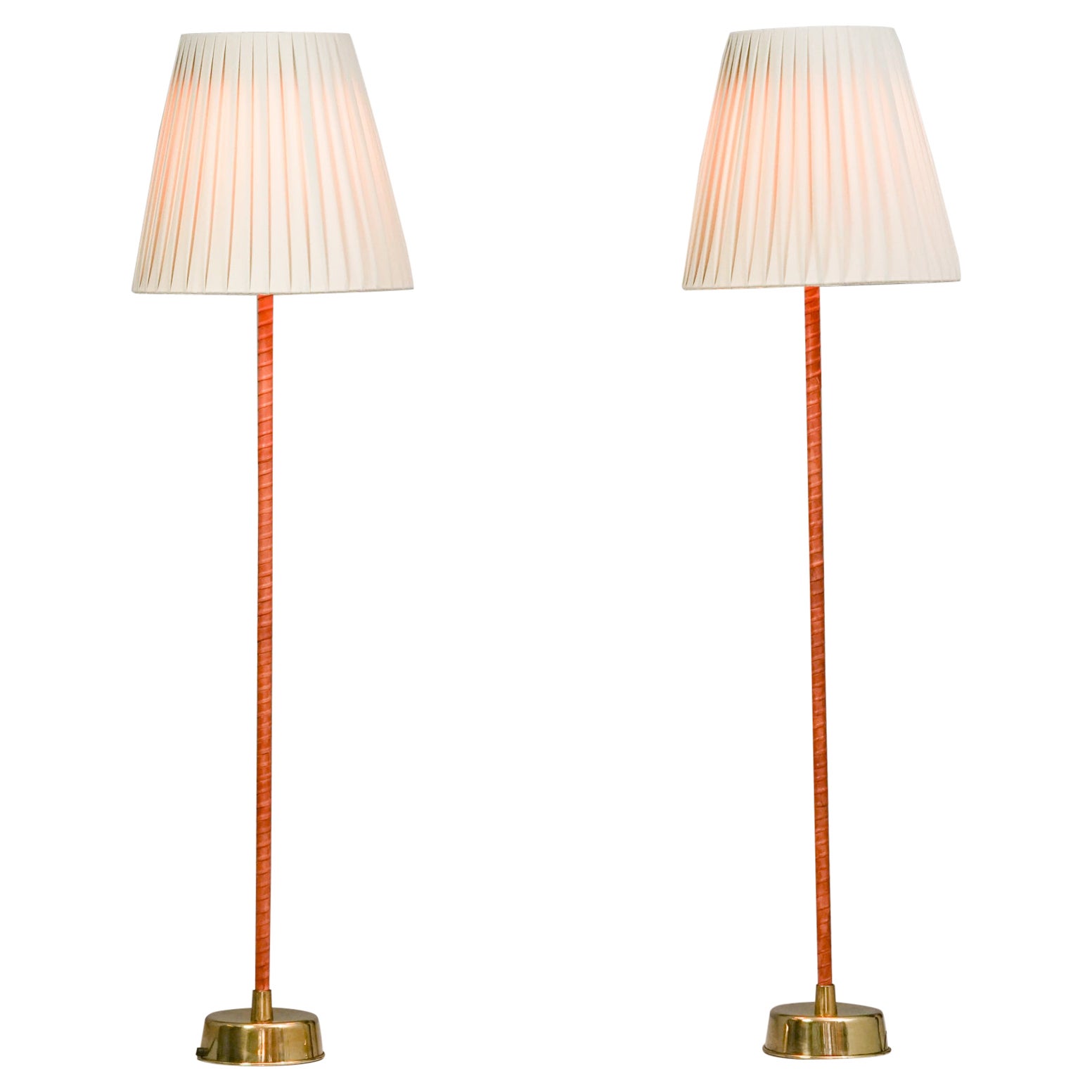 Pair of Ihanne/Senator Floor Lamps, Lisa Johansson-Pape, Orno Oy, 1950s