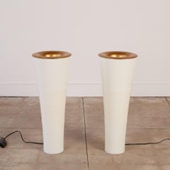 Pair of IKEA Postmodern "Fackla" Floor Lamps