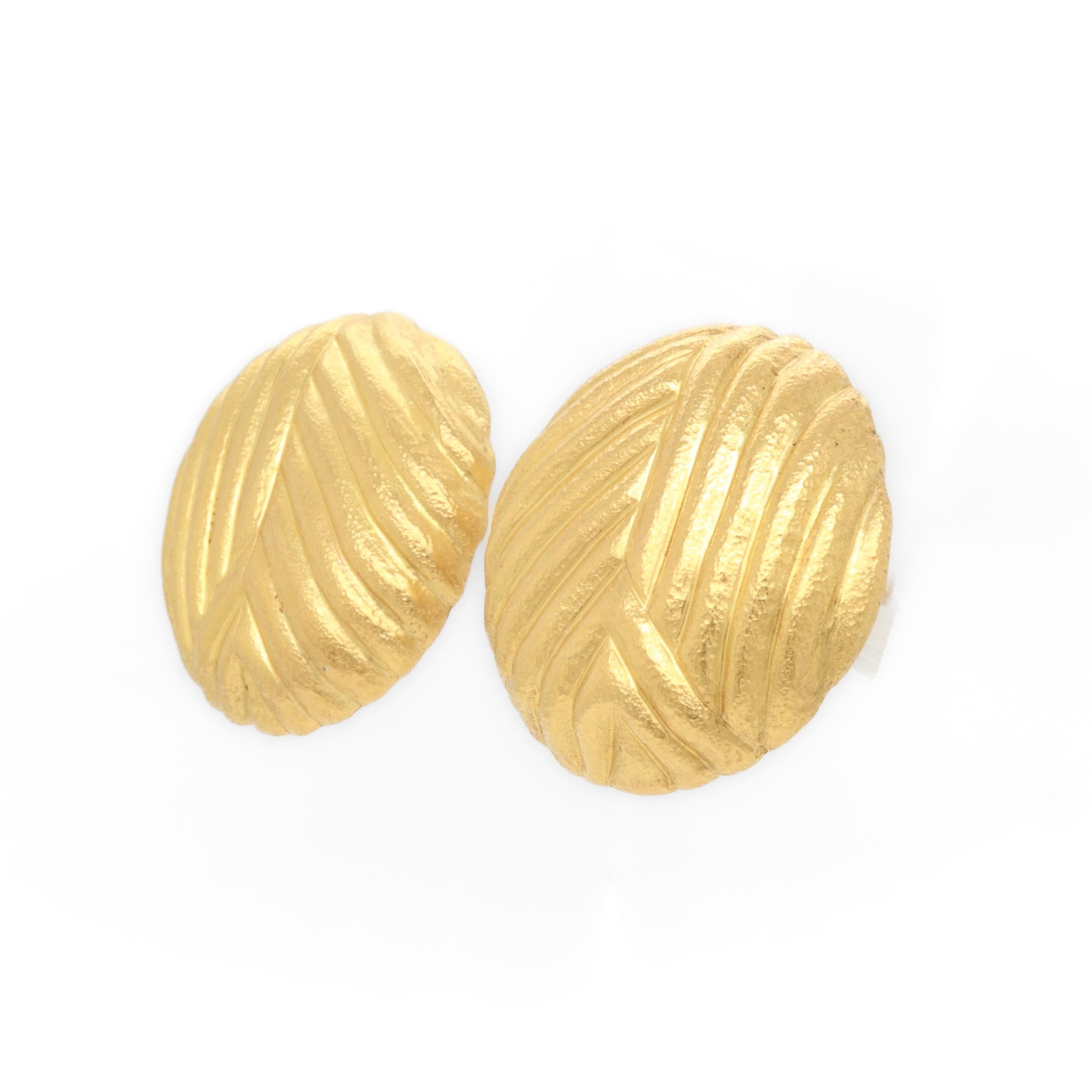 Par de pendientes de oro de alto quilate de estilo minoico/micénico Ilias Lalaounis en venta 1