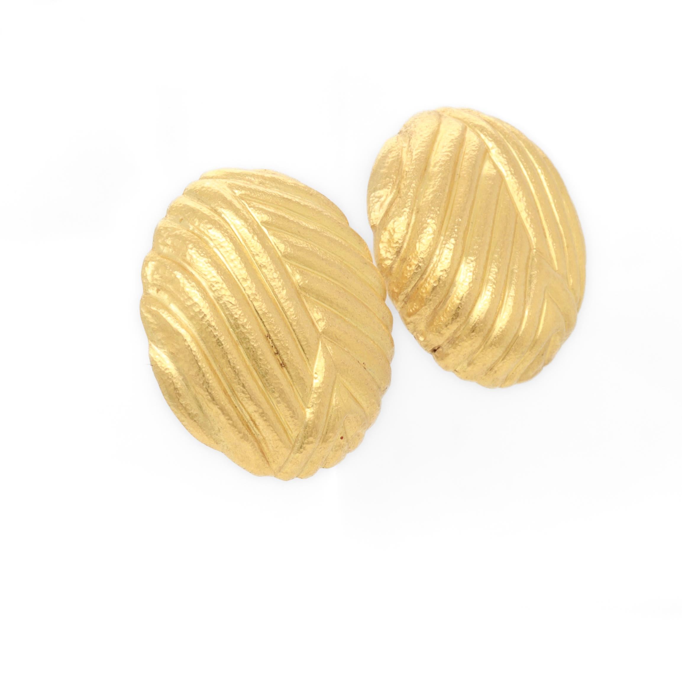 Par de pendientes de oro de alto quilate de estilo minoico/micénico Ilias Lalaounis en venta 2