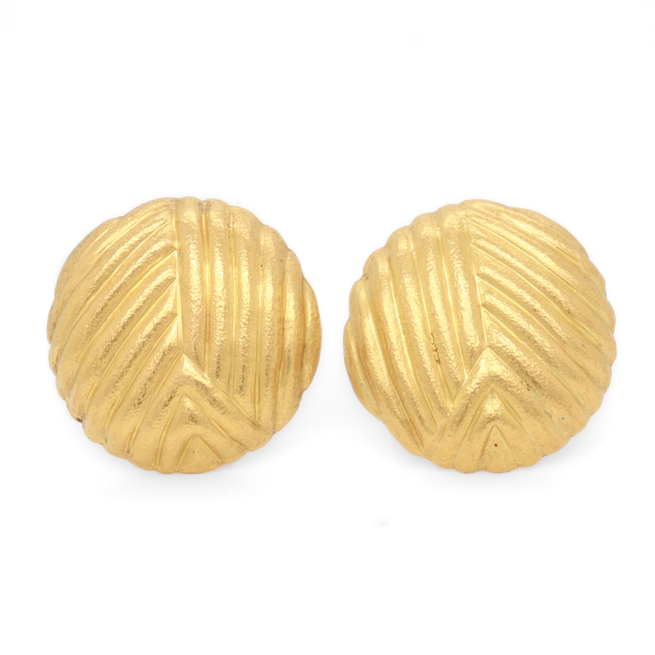 Par de pendientes de oro de alto quilate de estilo minoico/micénico Ilias Lalaounis en venta 3