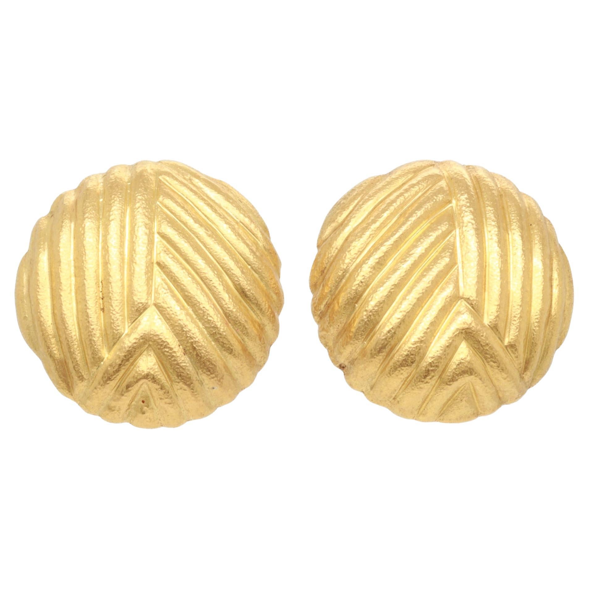 Greek Revival Stud Earrings