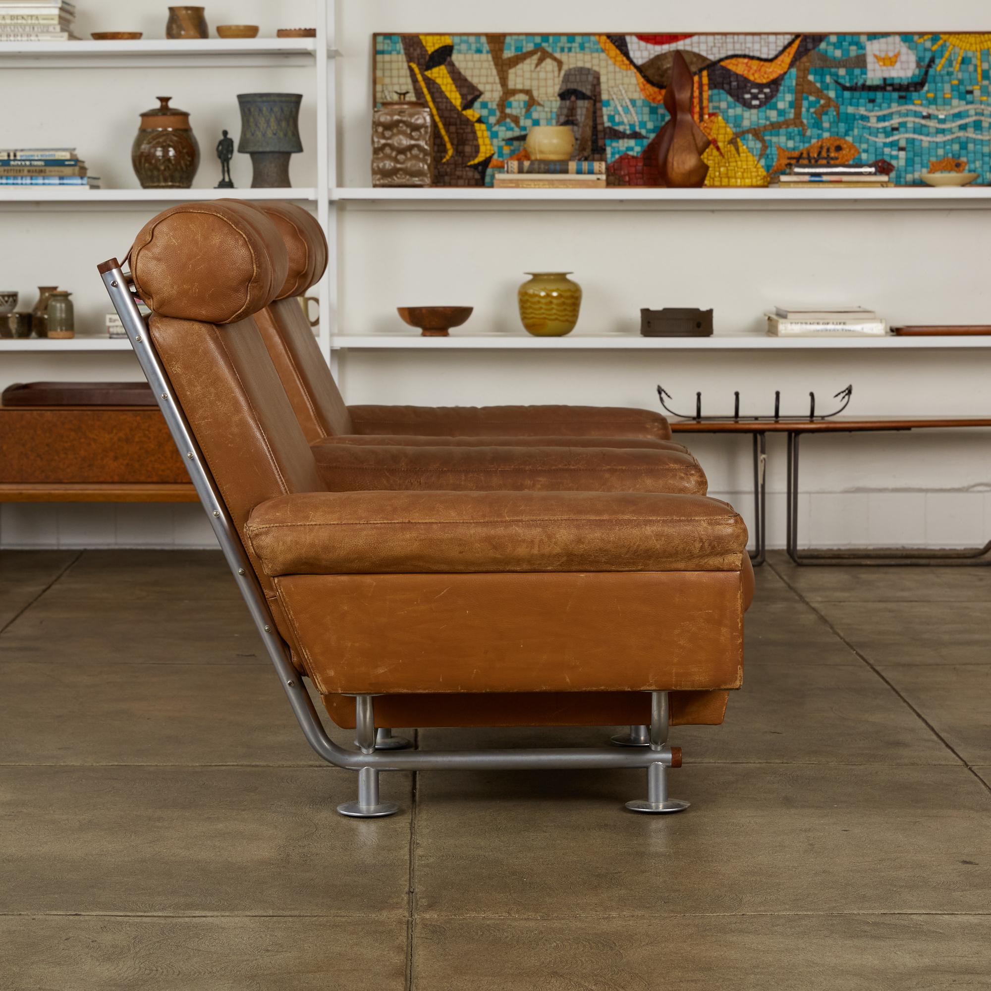 Mid-20th Century Pair of Illum Wikkelsø High-Backed Lounge Chairs for Ryesberg Møbler