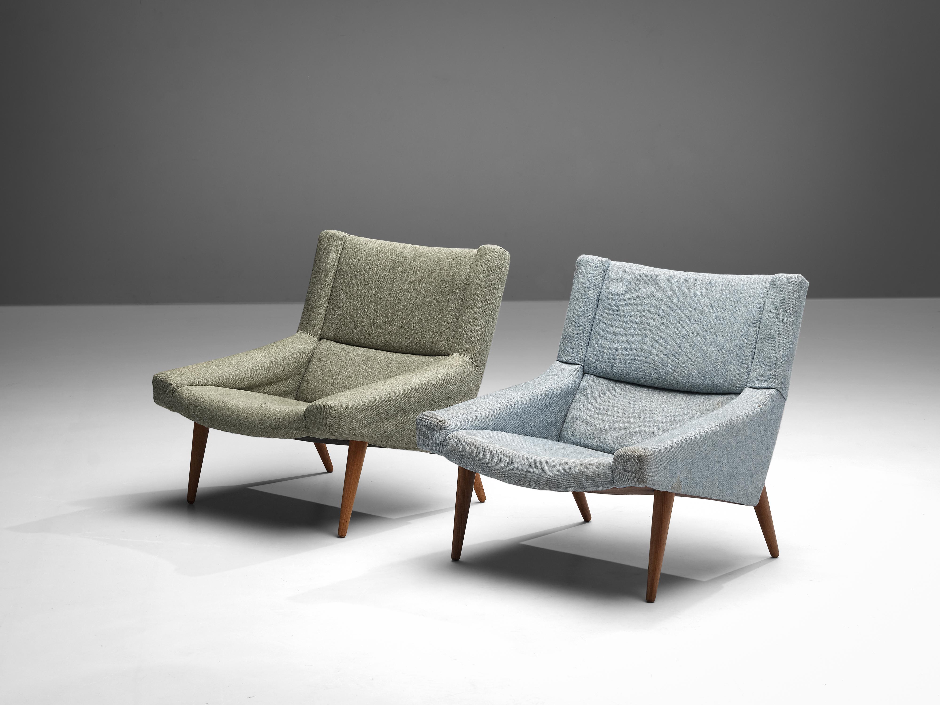 Illum Wikkelsø Pair of Lounge Chairs For Sale 3