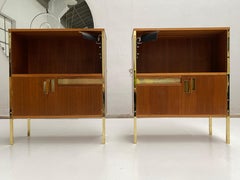 Tables de nuit lumineuses d'Ico Parisi & Gino Sarfatti (Arteluce) pour 'MIM':: 1958