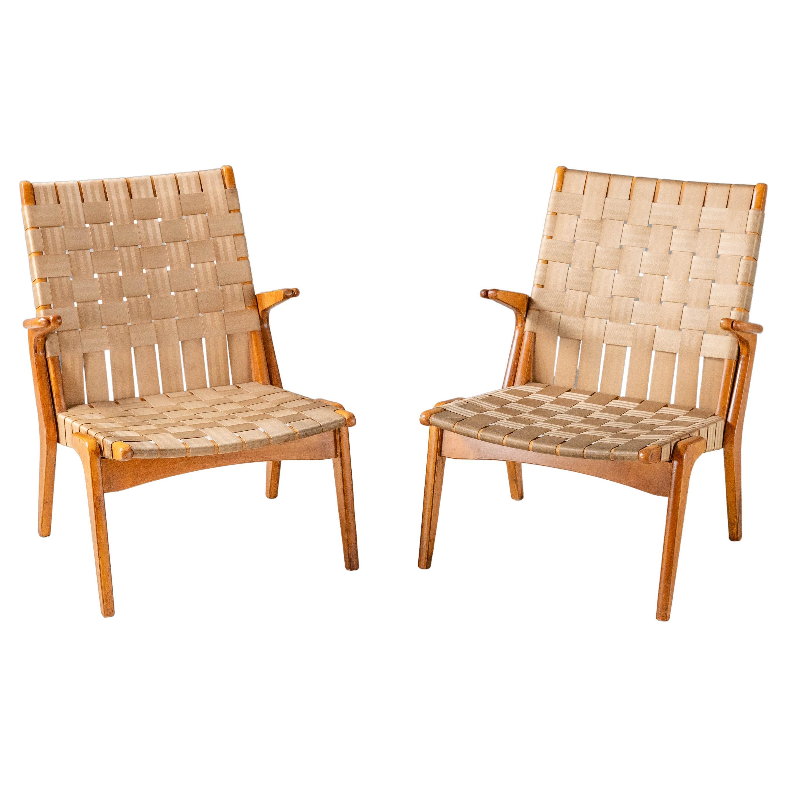 Pair of Ilmari Tapiovaara Colette Chairs